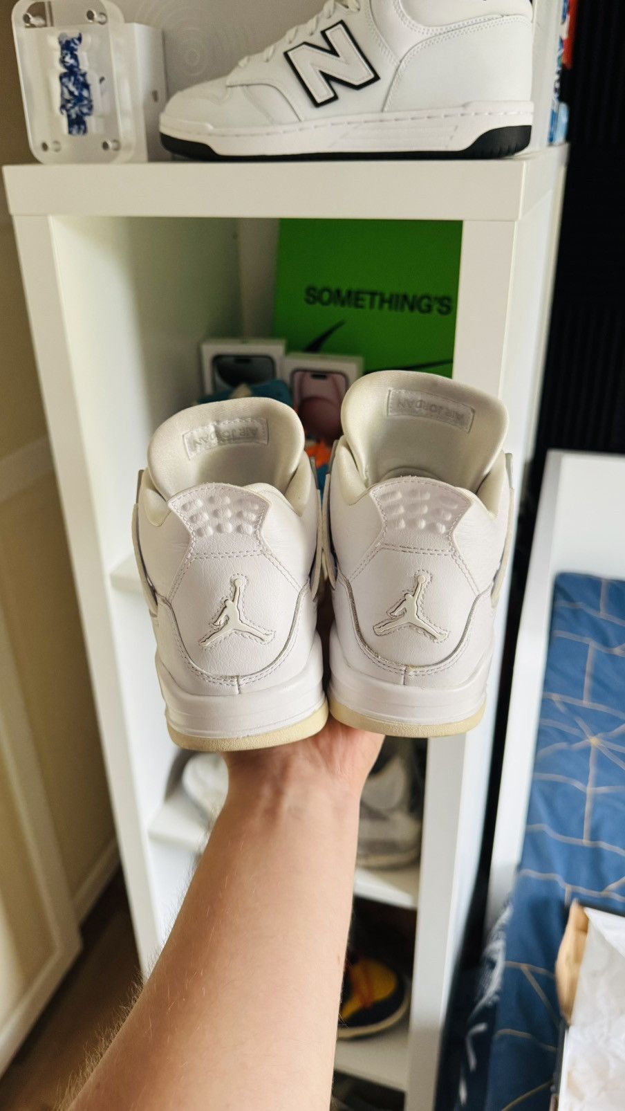 Jordan Brand × Nike Jordan 4 Pure Money GS Size US 5.5 / EU 38 - 2 Thumbnail