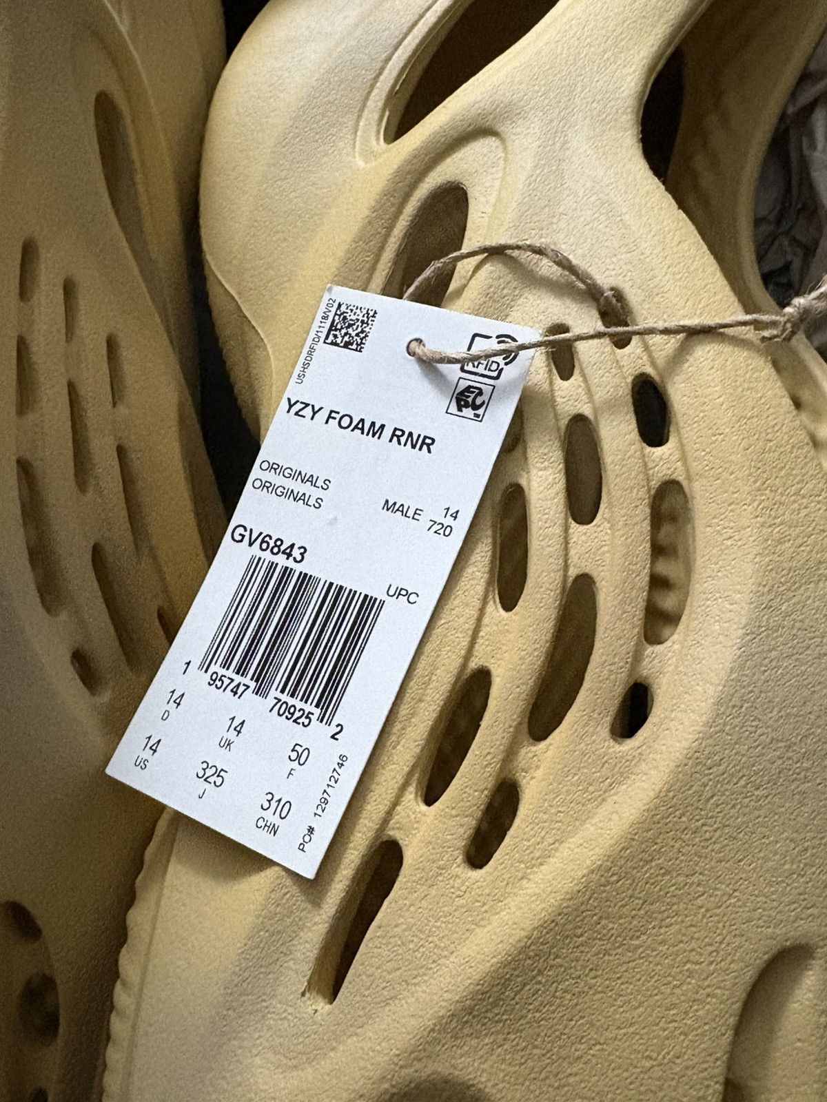 Adidas × Yeezy adidas Yeezy Foam RNR Desert Sand Size US 14 / EU 47 - 4 Thumbnail