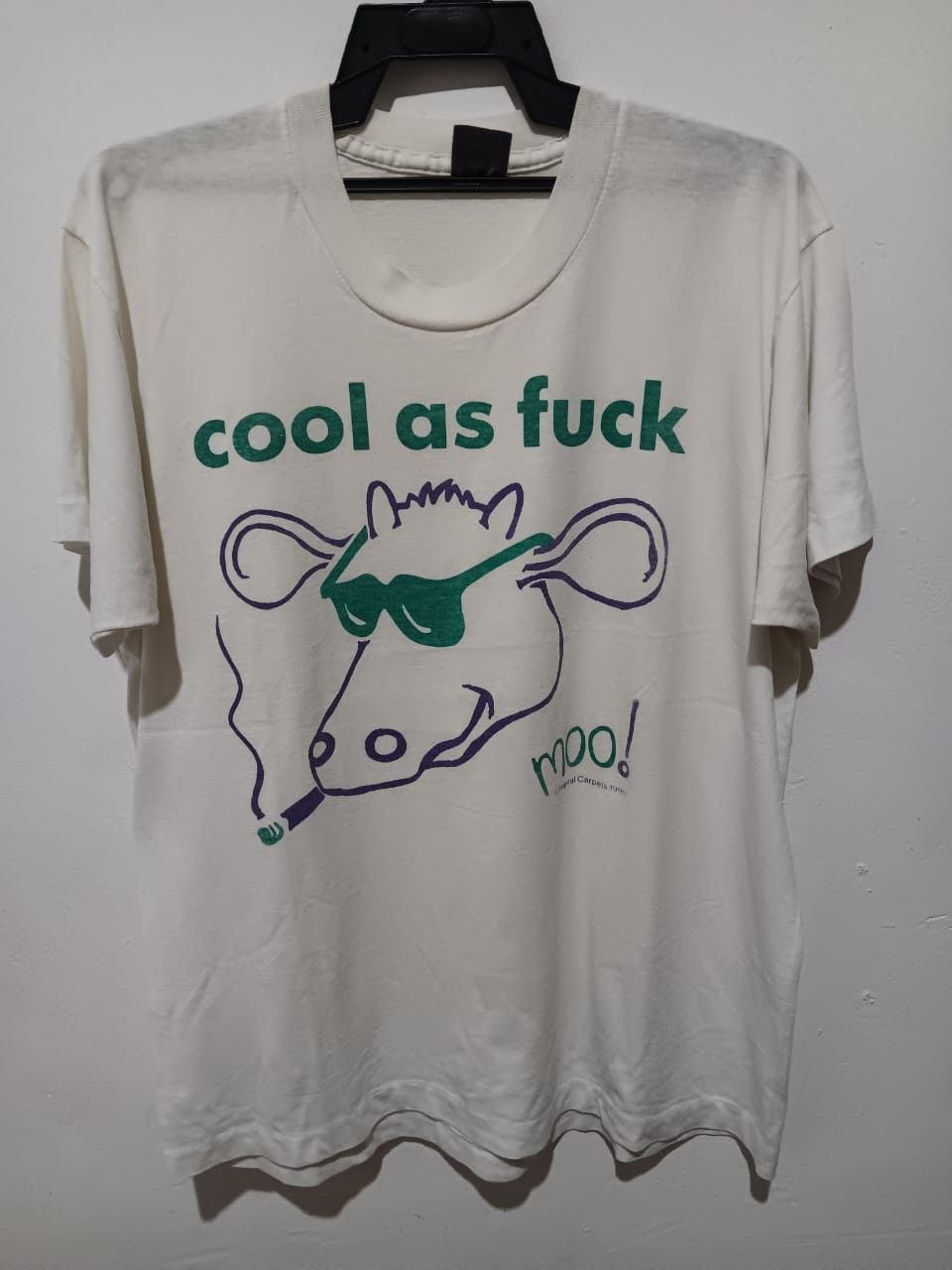 Band Tees VINTAGE INSPIRAL CARPETS 1990 MOO PROMO T-SHIRT Size US XL / EU 56 / 4 - 1 Thumbnail