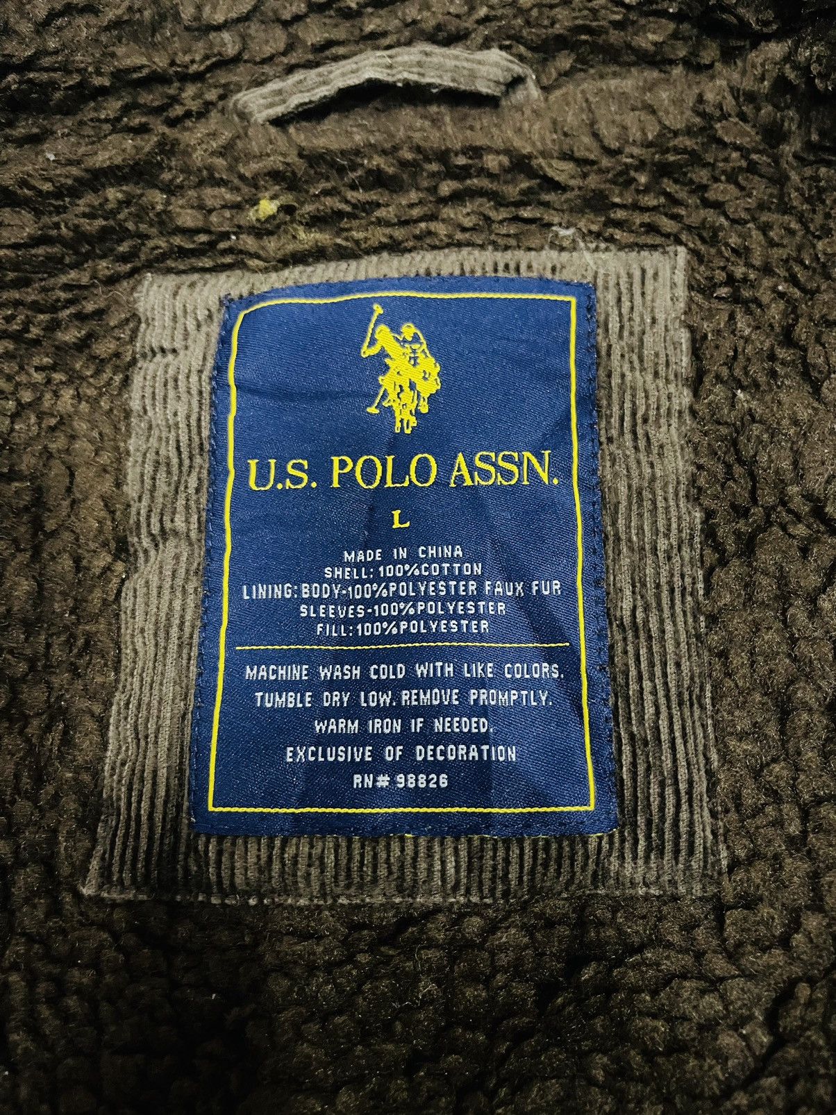 U.S. Polo Assn. US Polo Assn Curduroy Jacket (12) Size US XL / EU 56 / 4 - 4 Thumbnail