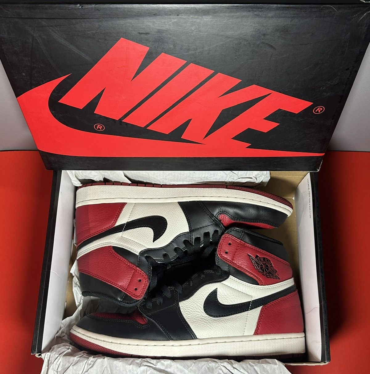 Jordan Brand Size 11 - Jordan 1 Retro OG High Bred Toe Size US 11 / EU 44 - 9 Thumbnail