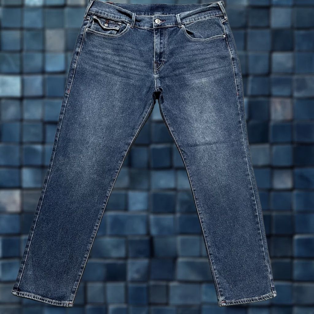 True Religion True Religion Jeans Mens 38 Slim Fit Geno Blue SN Flap Pockets GUC Size US 38 / EU 54 - 1 Thumbnail