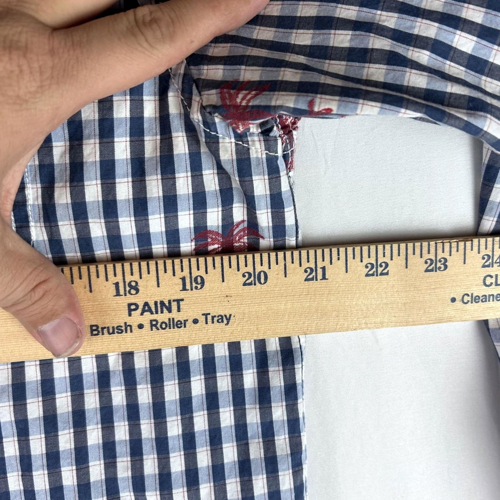 Tommy Bahama Tommy Bahama Shirt Mens S Blue Small White Gingham Palm Tree Button Down Cotton Size US S / EU 44-46 / 1 - 6 Thumbnail