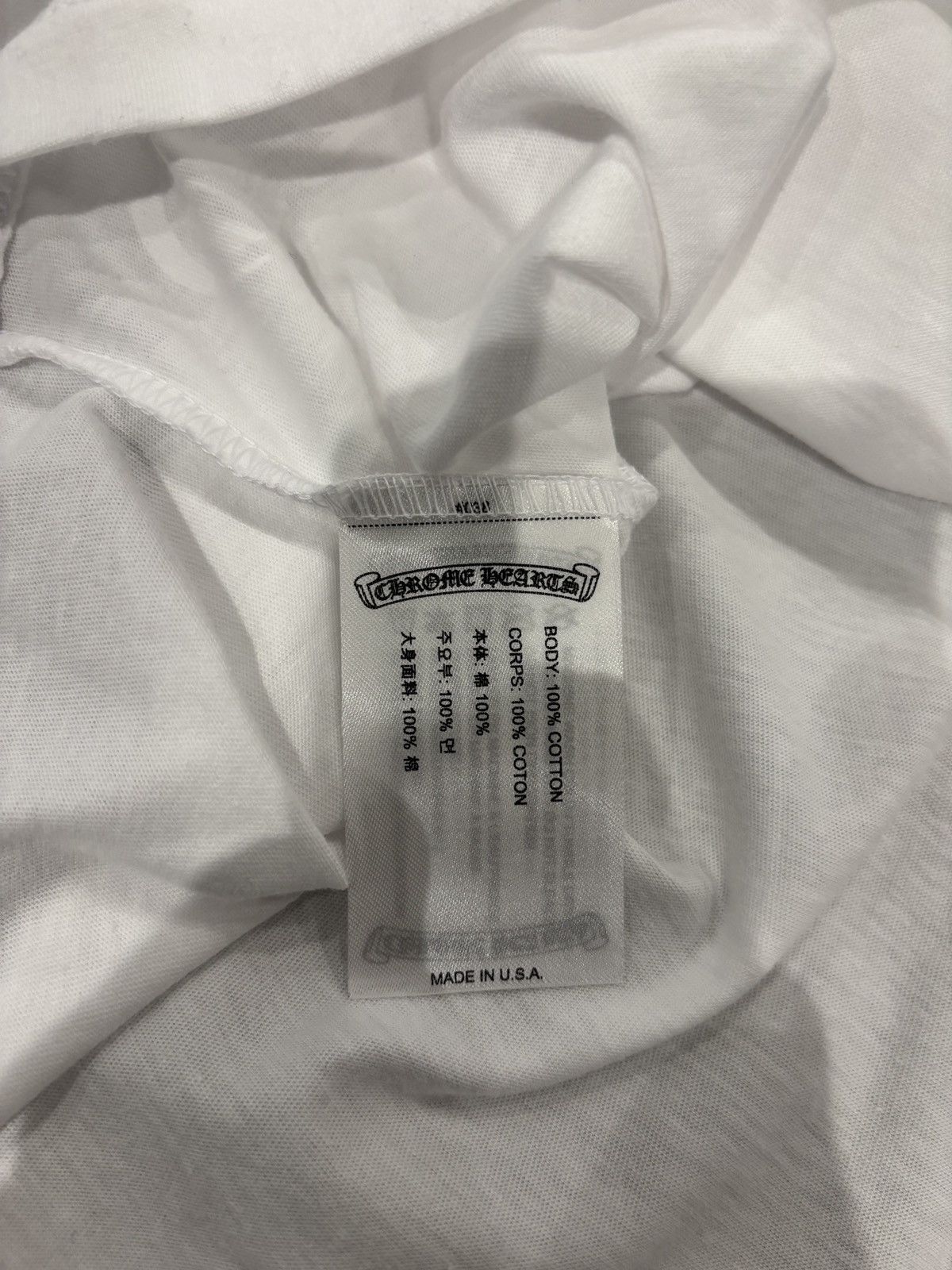 Chrome Hearts Chrome Hearts Scroll Logo Shirt White Size: XL Size US XL / EU 56 / 4 - 7 Thumbnail