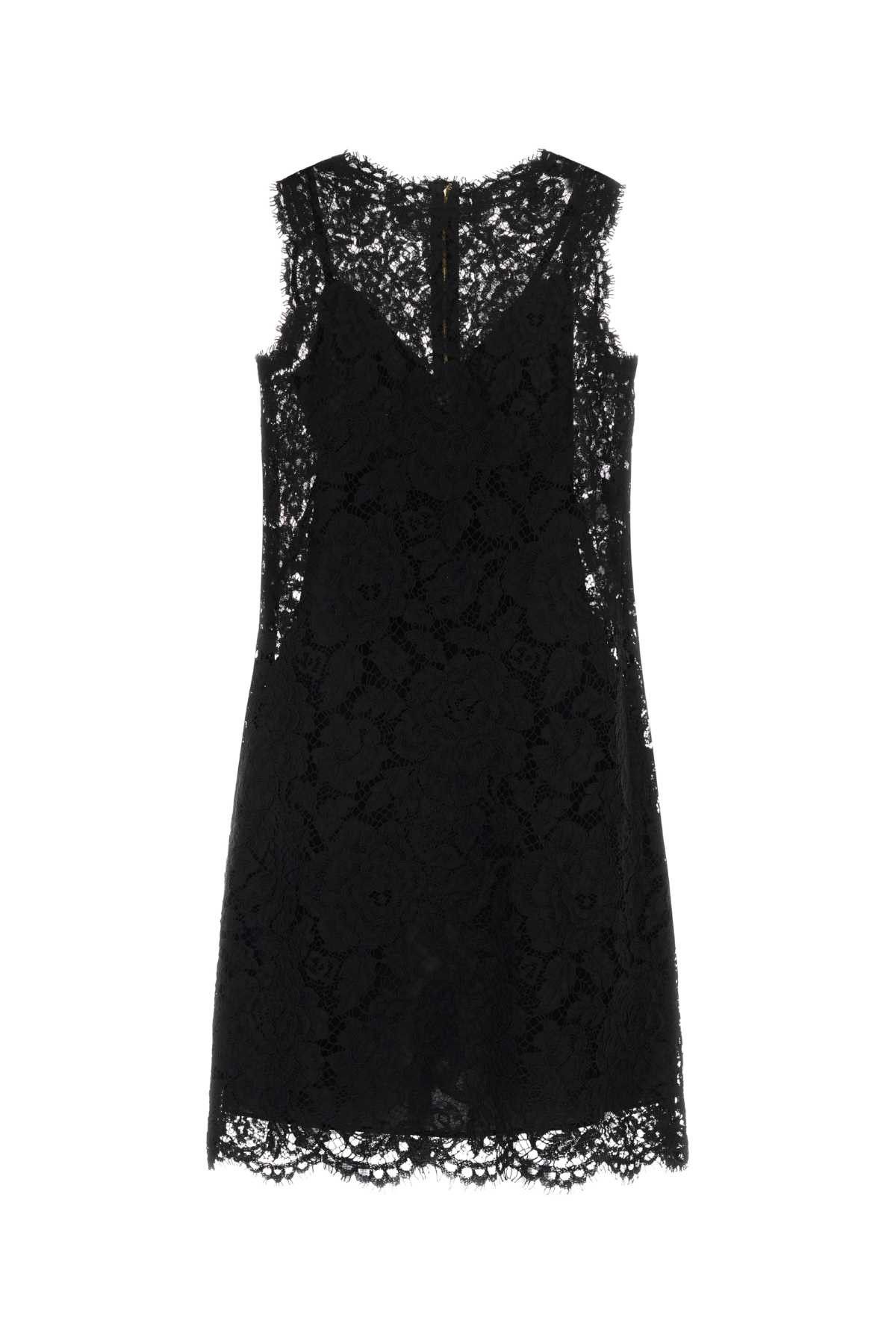 Dolce & Gabbana Black Lace Dress Size M / US 6-8 / IT 42-44 - 1 Thumbnail