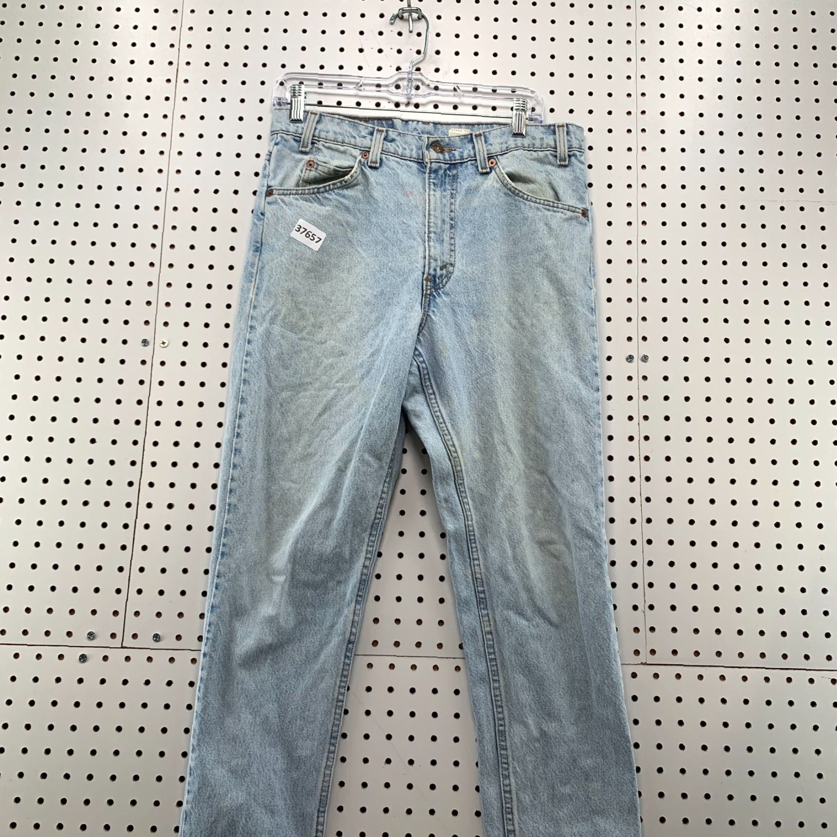 Levi's VINTAGE Levi's 512 Blue Denim Jeans Mens 33x30 Slim Tapered 90s USA Size US 33 - 2 Thumbnail