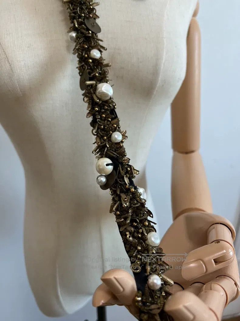Comme des Garcons Comme Des Garcons Pearl Metal Tie Size ONE SIZE - 2 Thumbnail