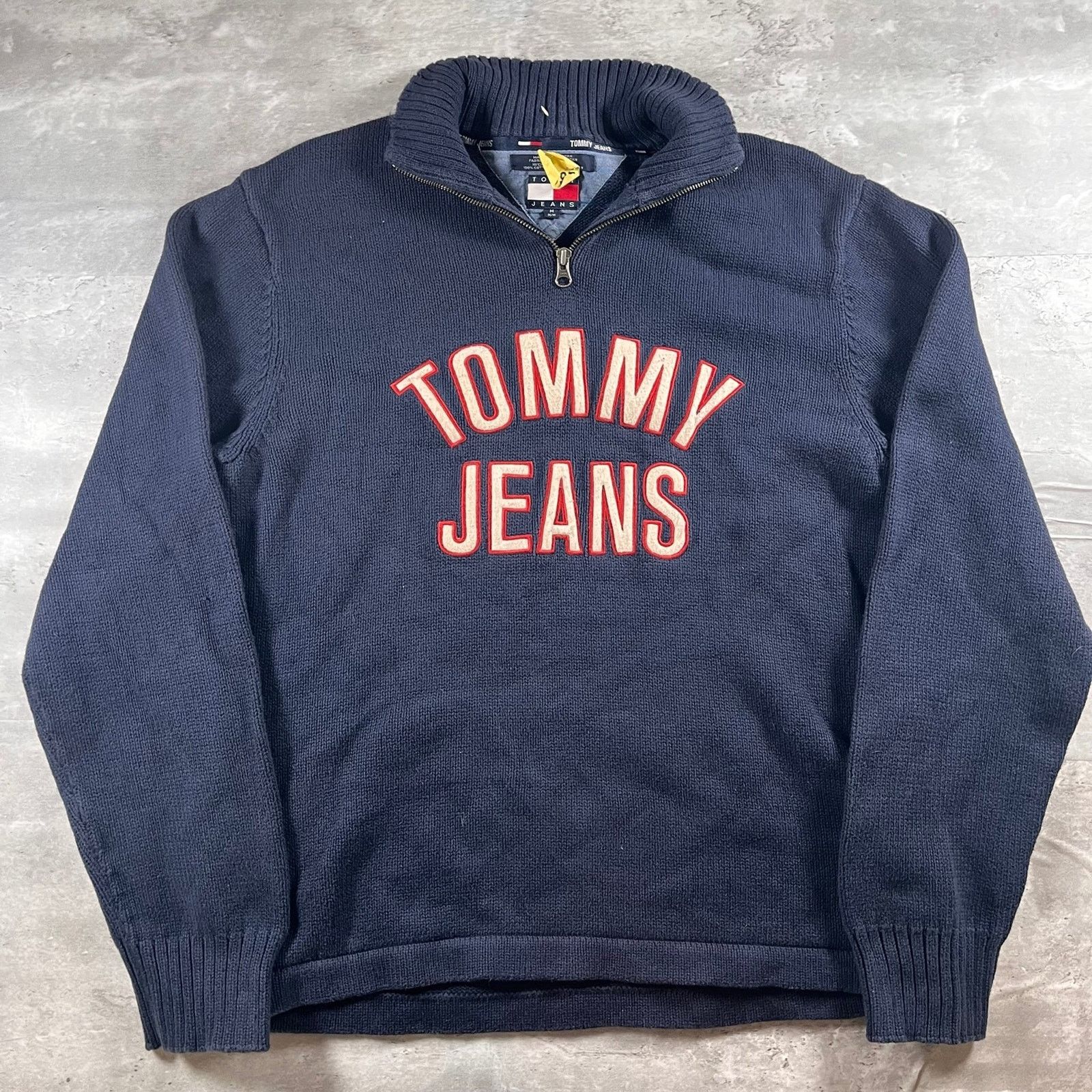 Tommy Hilfiger Vintage Tommy jeans sweatshirt 1/4th zip Size US M / EU 48-50 / 2 - 1 Thumbnail