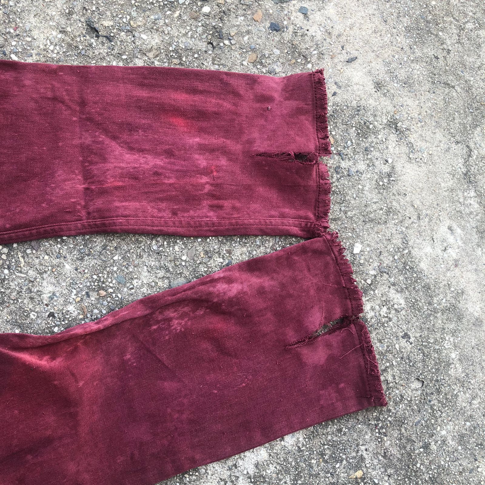 Helmut Lang Helmut Lang Distressed Pants Size US 33 - 3 Thumbnail
