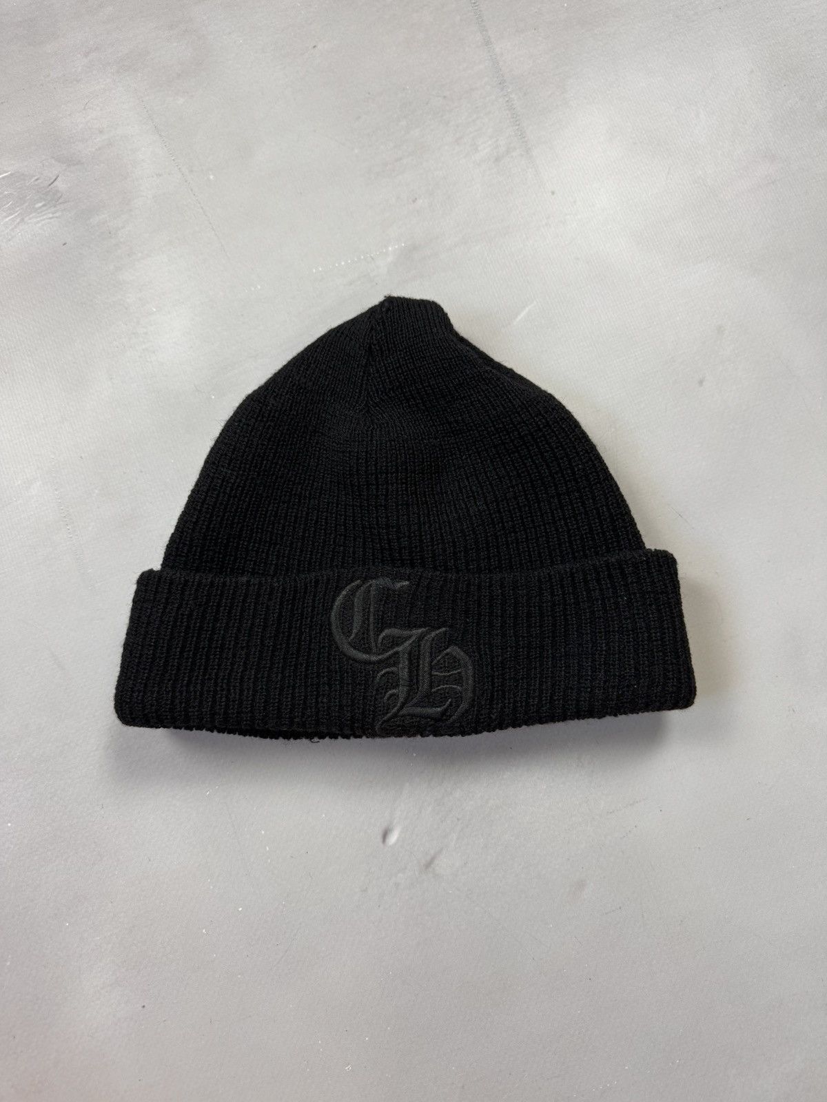 Chrome Hearts Vintage Chrome Hearts CH Logo Woolen Beanie Size ONE SIZE - 2 Thumbnail