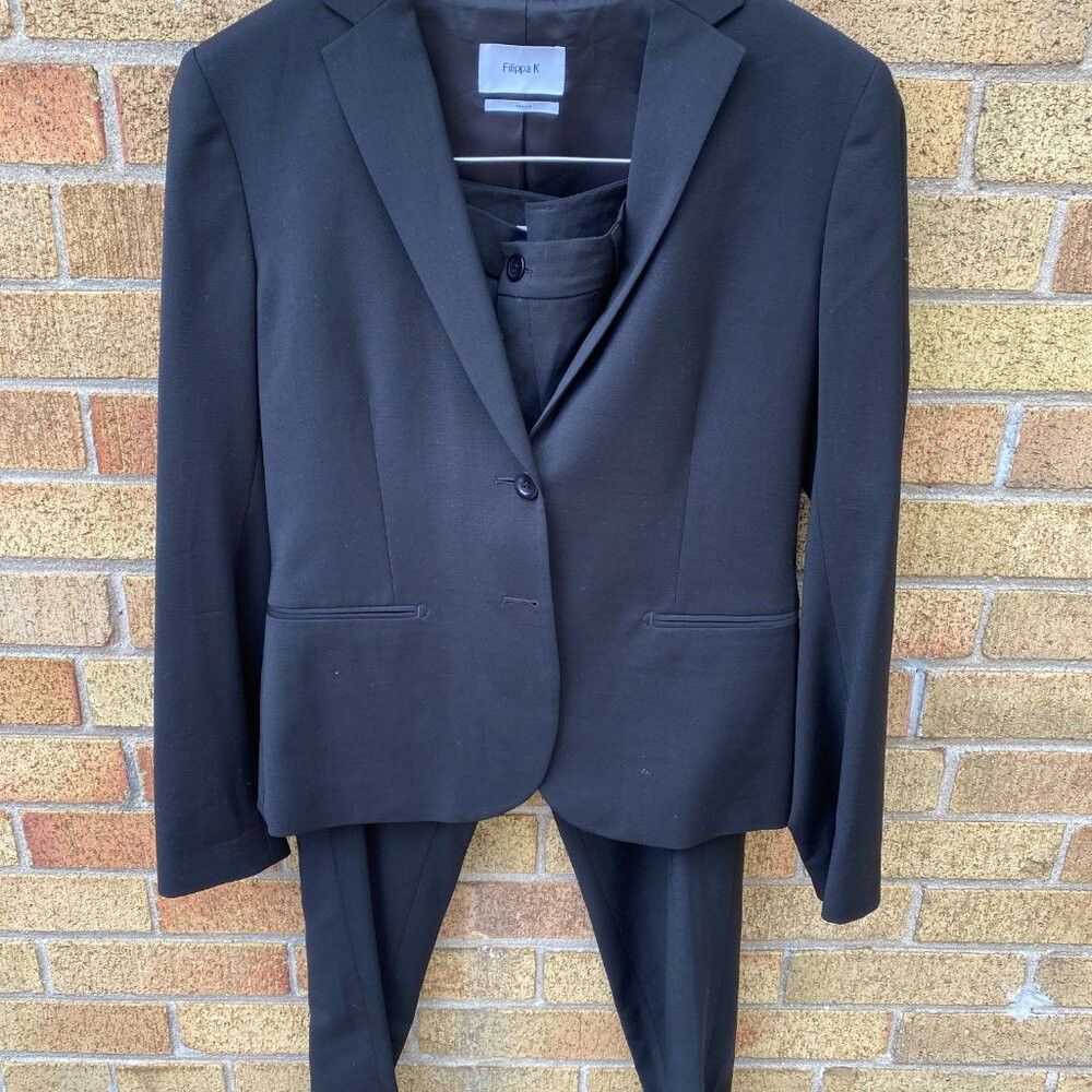 Filippa K Vintage 90s Flippa K Jackie Cool Wool Jacket Blazer Wool Su Size S / US 4 / IT 40 - 5 Thumbnail
