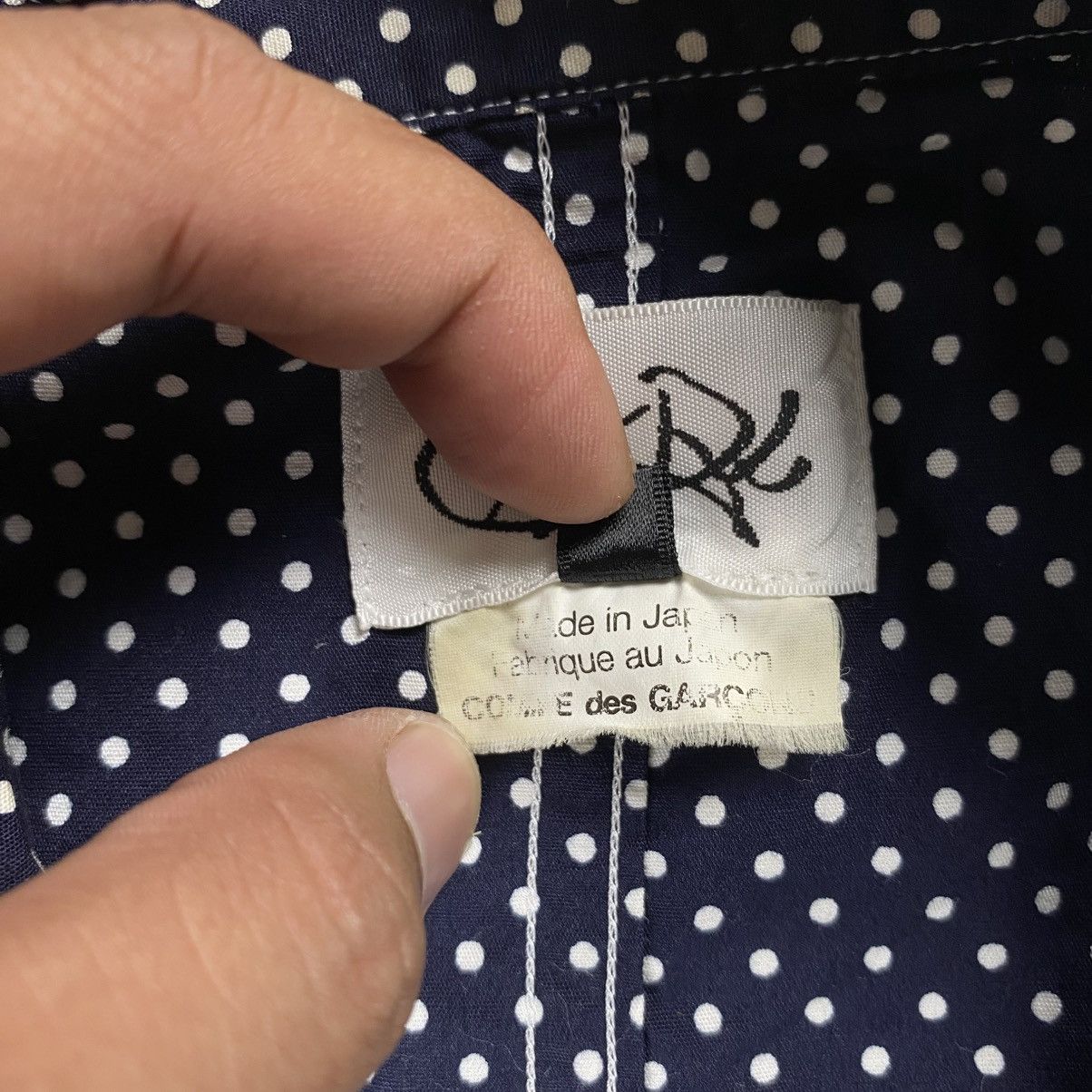 Comme des Garcons SS12 Ganryu Comme Des Garcons Deconstructed Polka Dot Jacket Size US S / EU 44-46 / 1 - 4 Thumbnail