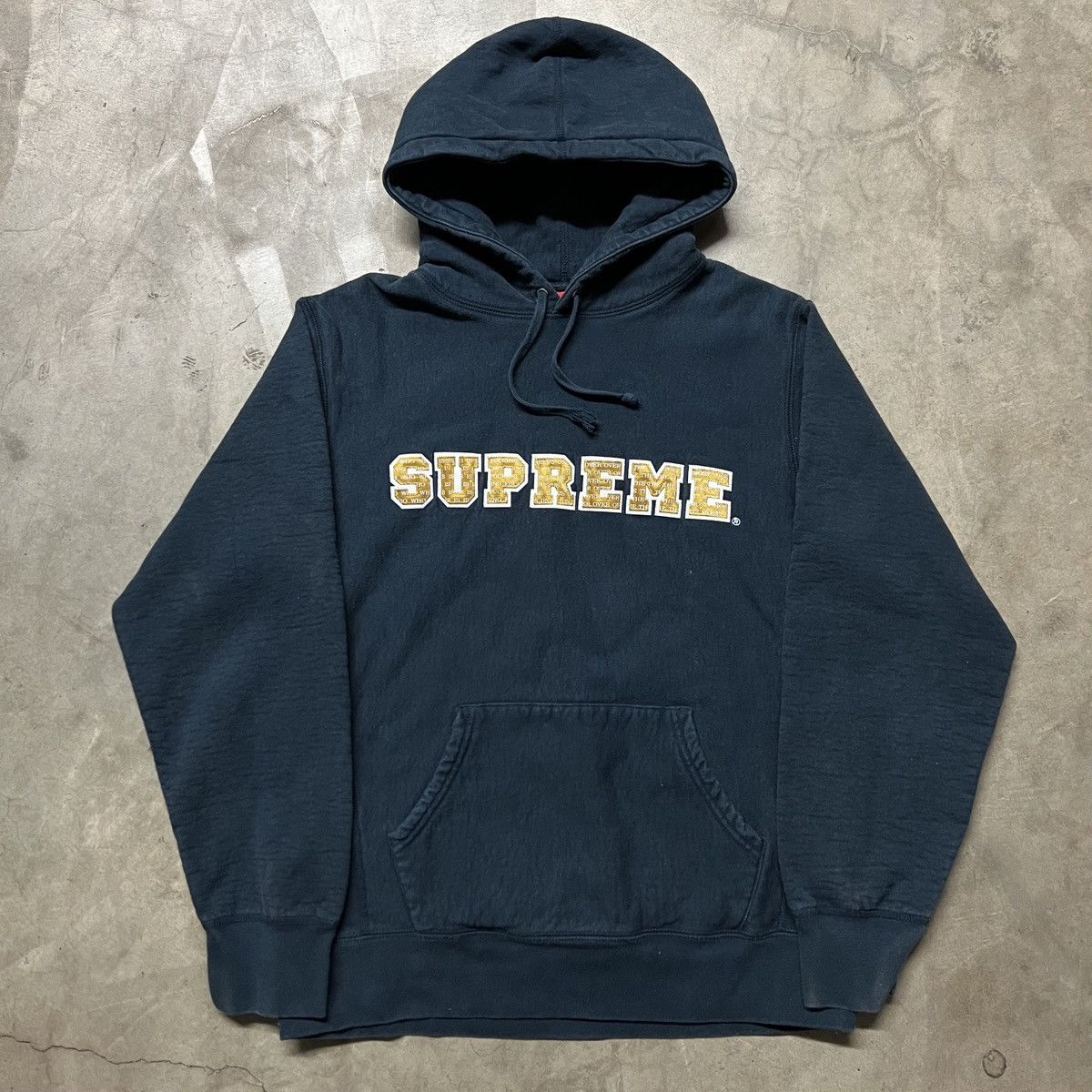 Hypebeast × Supreme Supreme New York Heavyweight Embroidered Hoodie Sweater Size US L / EU 52-54 / 3 - 3 Thumbnail