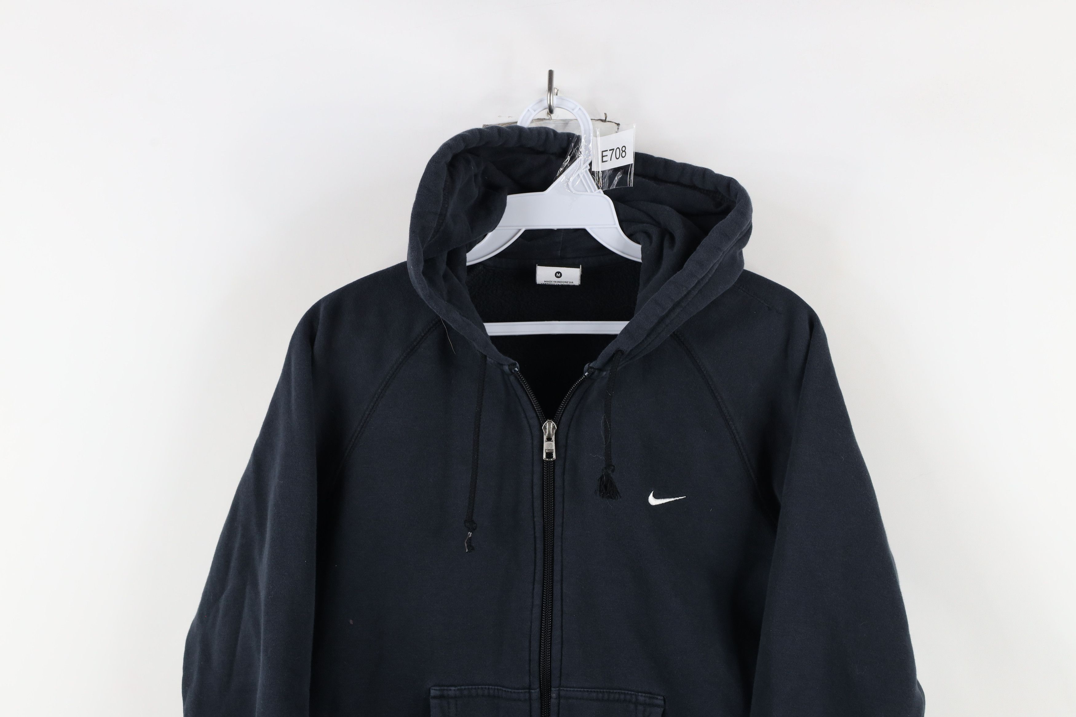 Nike × Vintage Vintage Y2K Nike Travis Scott Mini Swoosh Full Zip Hoodie Size M / US 6-8 / IT 42-44 - 2 Thumbnail