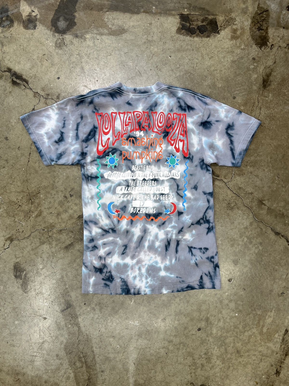 Band Tees Vintage 1994 Lollapalooza Smashing Pumpkins Tee Large Size US L / EU 52-54 / 3 - 5 Thumbnail