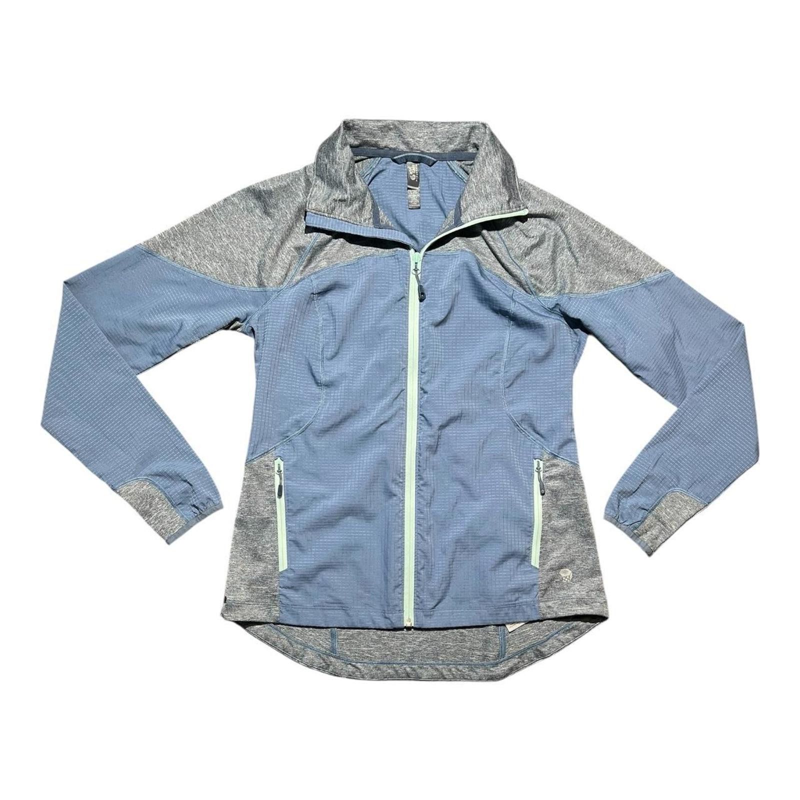 Mountain Hardwear Mountain Hardware Mistrala Mock Blue Grey Jacket Size L / US 10 / IT 46 - 2 Thumbnail