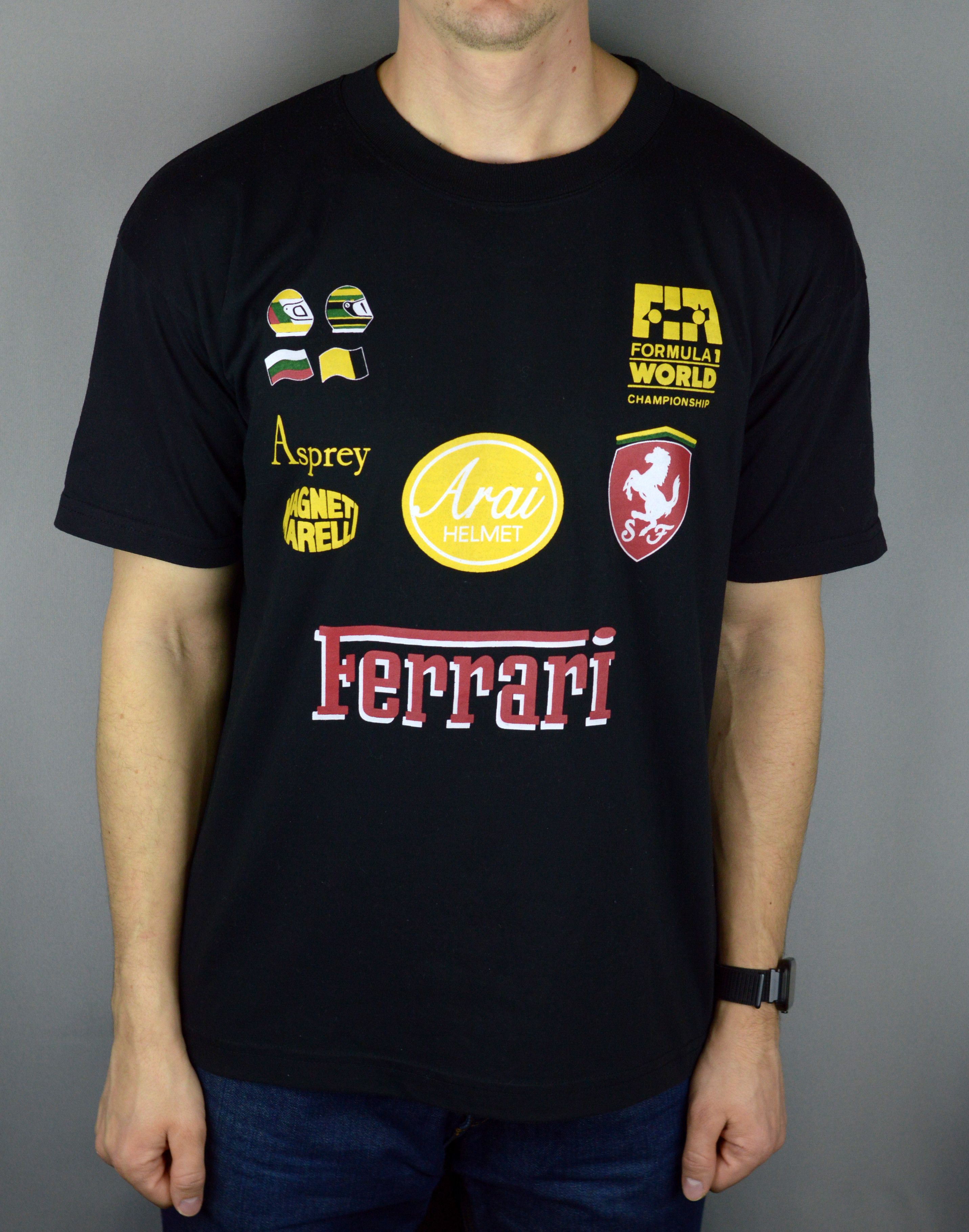 Vintage Vintage Ferrari 90s t shirt Size US XL / EU 56 / 4 - 1 Thumbnail