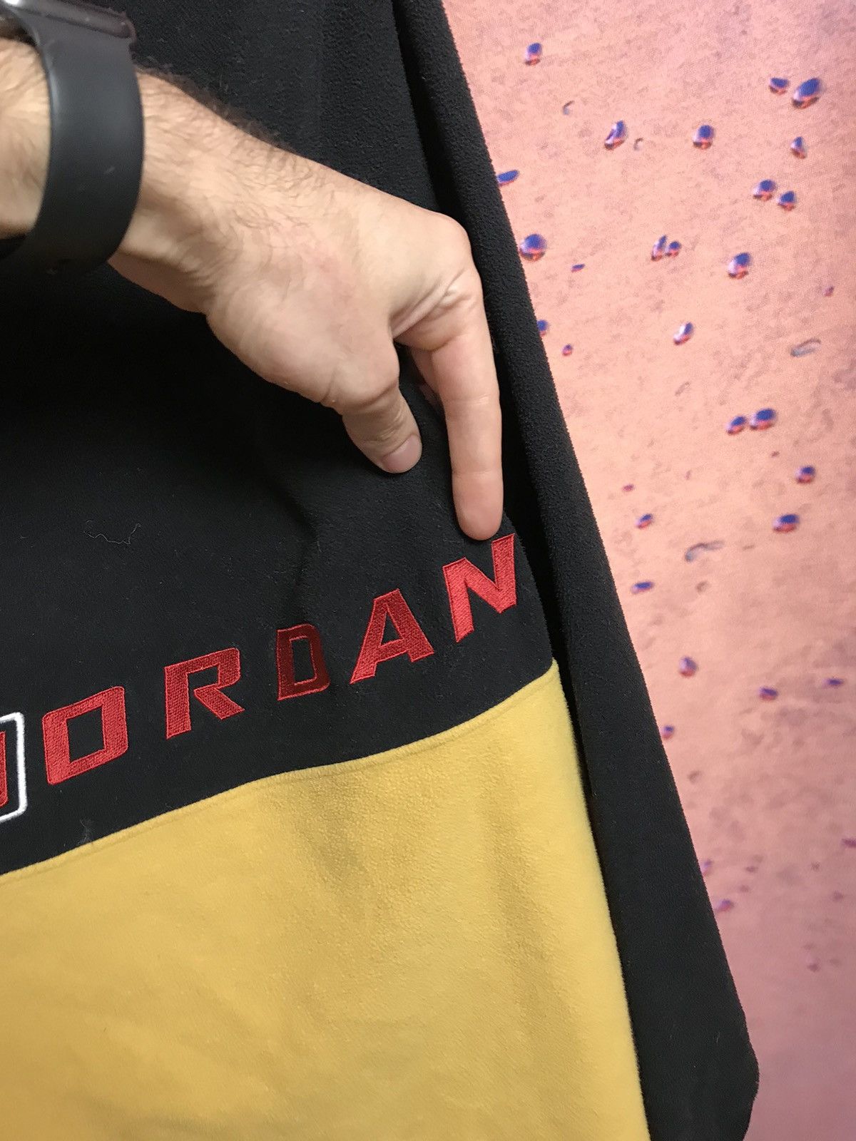 Jordan Brand Vintage Nike Jordan streetwear fleece longsleeve Size US S / EU 44-46 / 1 - 6 Thumbnail