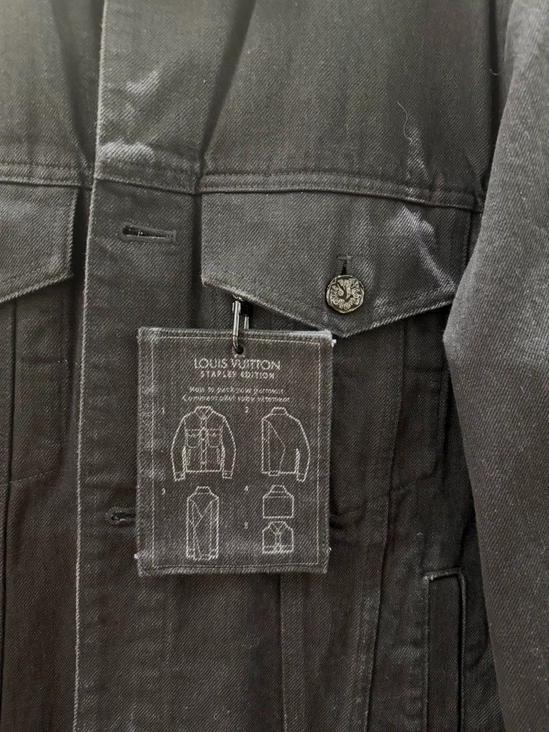 Louis Vuitton Louis Vuitton Black denim jacket Size US L / EU 52-54 / 3 - 3 Thumbnail