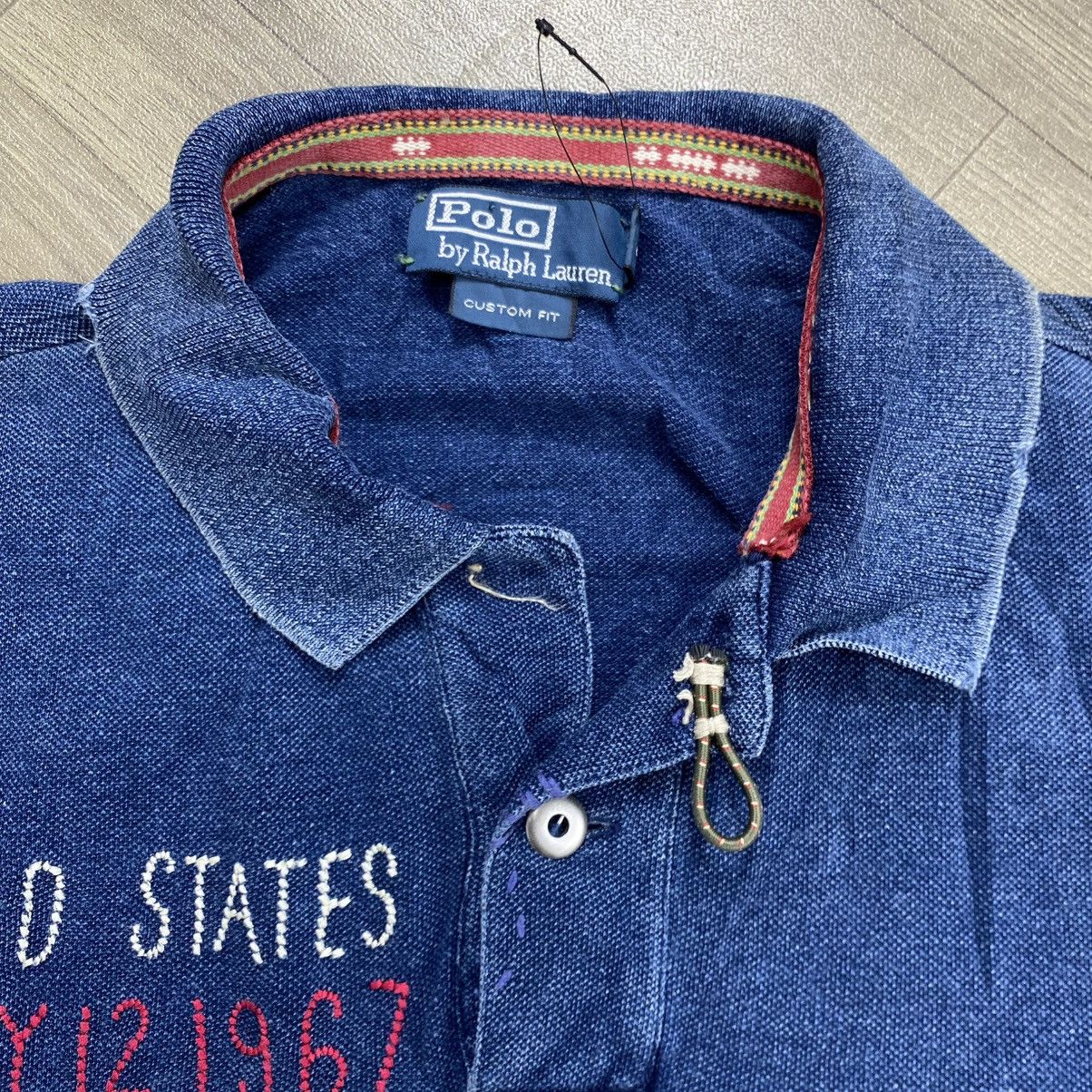 Polo Ralph Lauren Rare Polo Ralph Lauren U.S.N.C Dragon Embroidered Polo Shirt Size US XL / EU 56 / 4 - 6 Thumbnail