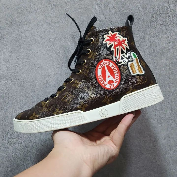 Louis Vuitton Louis Vuitton Stylish Leather Casual Sneakers -2508 Size US 6.5 / EU 39-40 - 7 Thumbnail