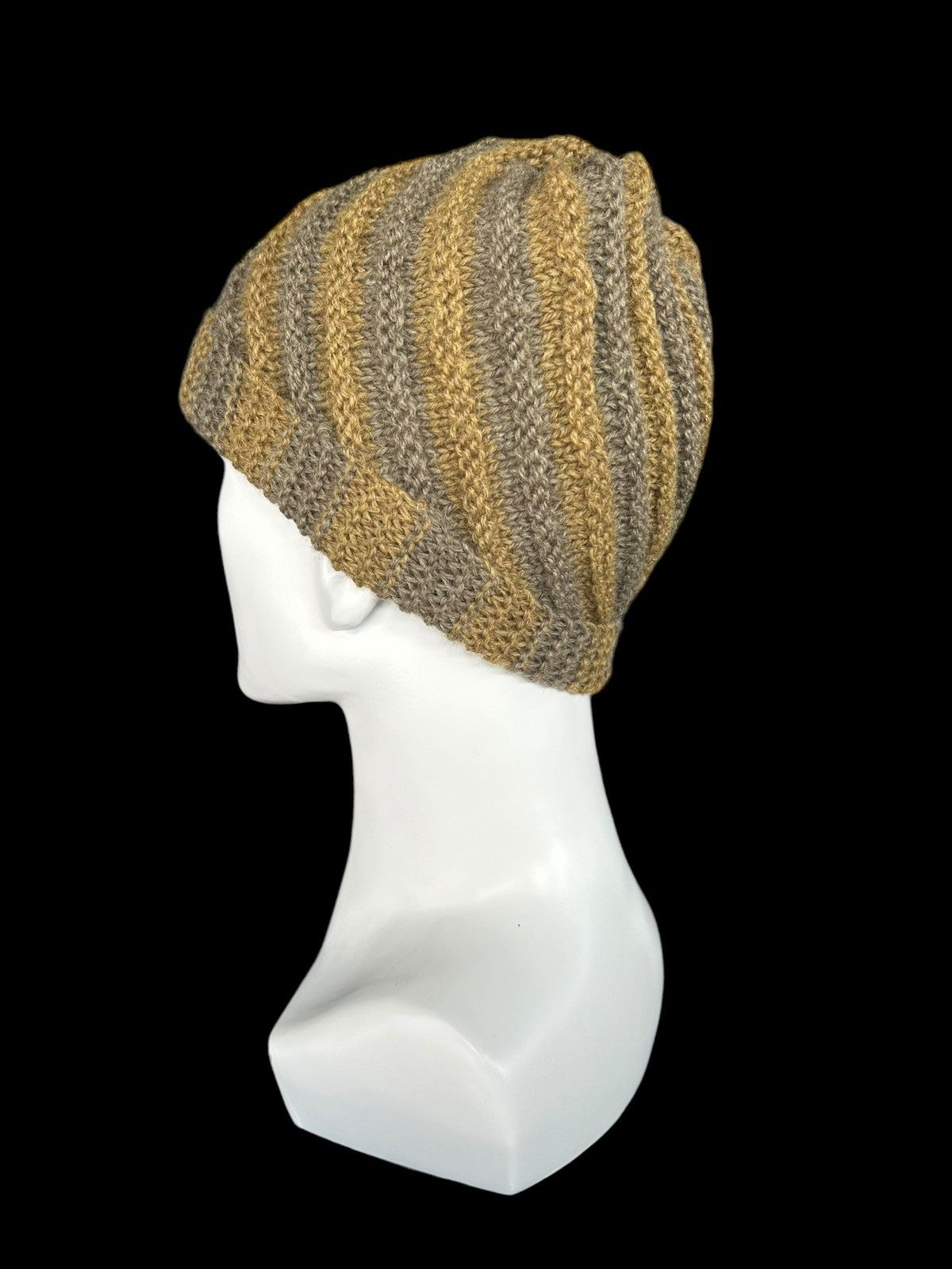Japanese Brand × Kapital × Vintage Crochet Knitted Hanmade Beanie Hats Rare☠️☠️ Size ONE SIZE - 2 Thumbnail
