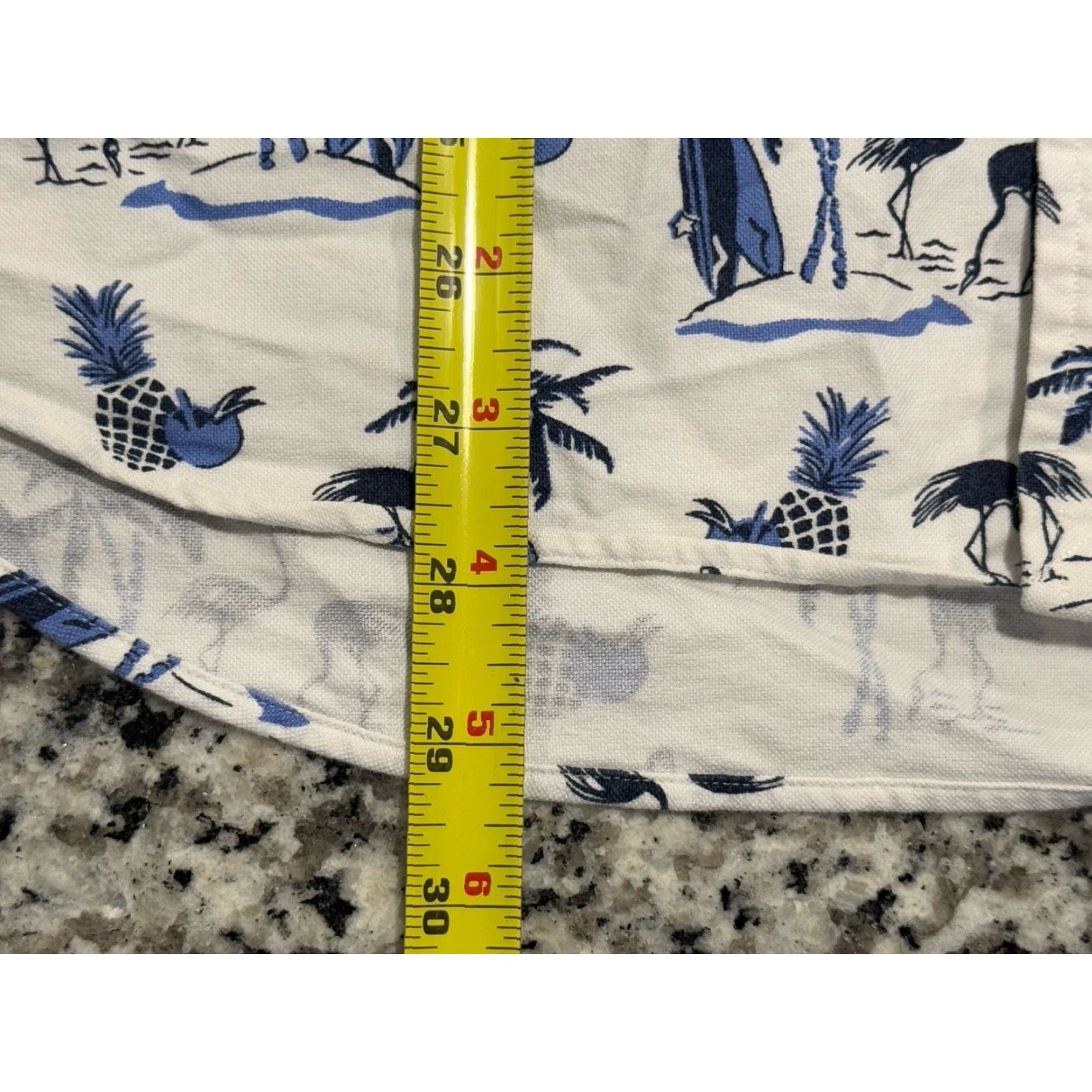 Ralph Lauren VINTAGE Ralph Lauren Shirt Men L White Flamingo Pineapple Surfboard Polo Pony Beach Tropical 90s Surfwear Size US L / EU 52-54 / 3 - 3 Thumbnail