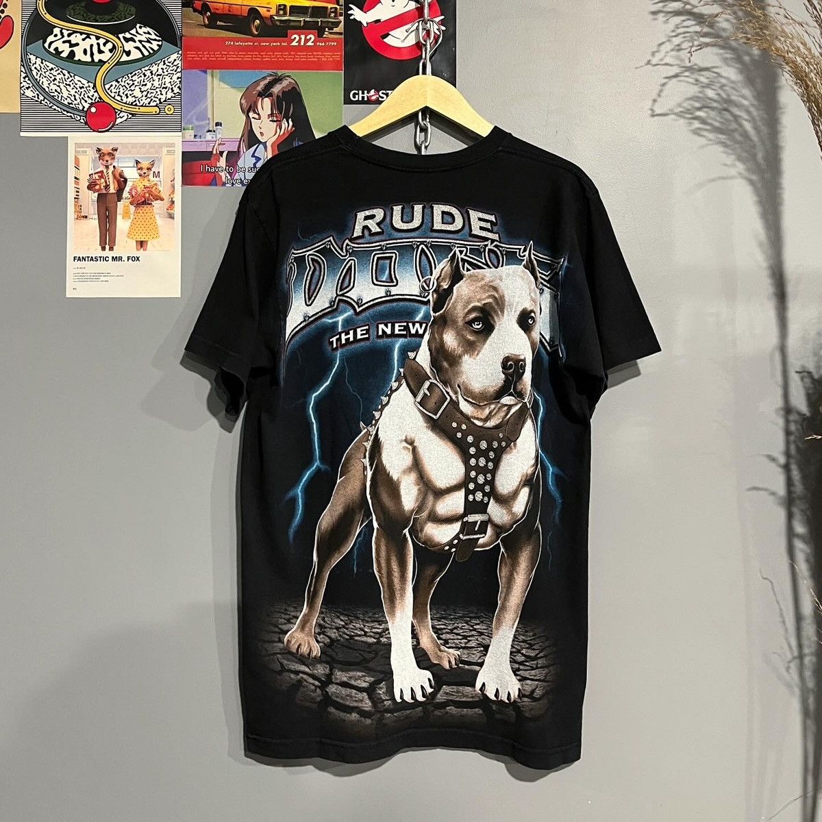 Beauty Beast × Vintage Vintage Y2K Rude Dogs Pit bull tshirt Size US L / EU 52-54 / 3 - 1 Thumbnail