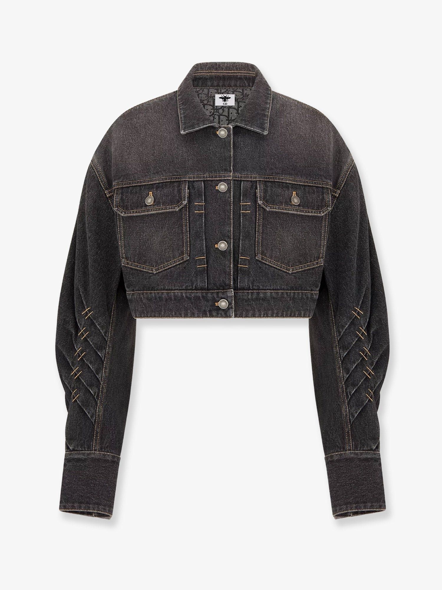 Dior Denim Jacket With Bustier Detail Size M / US 6-8 / IT 42-44 - 1 Thumbnail