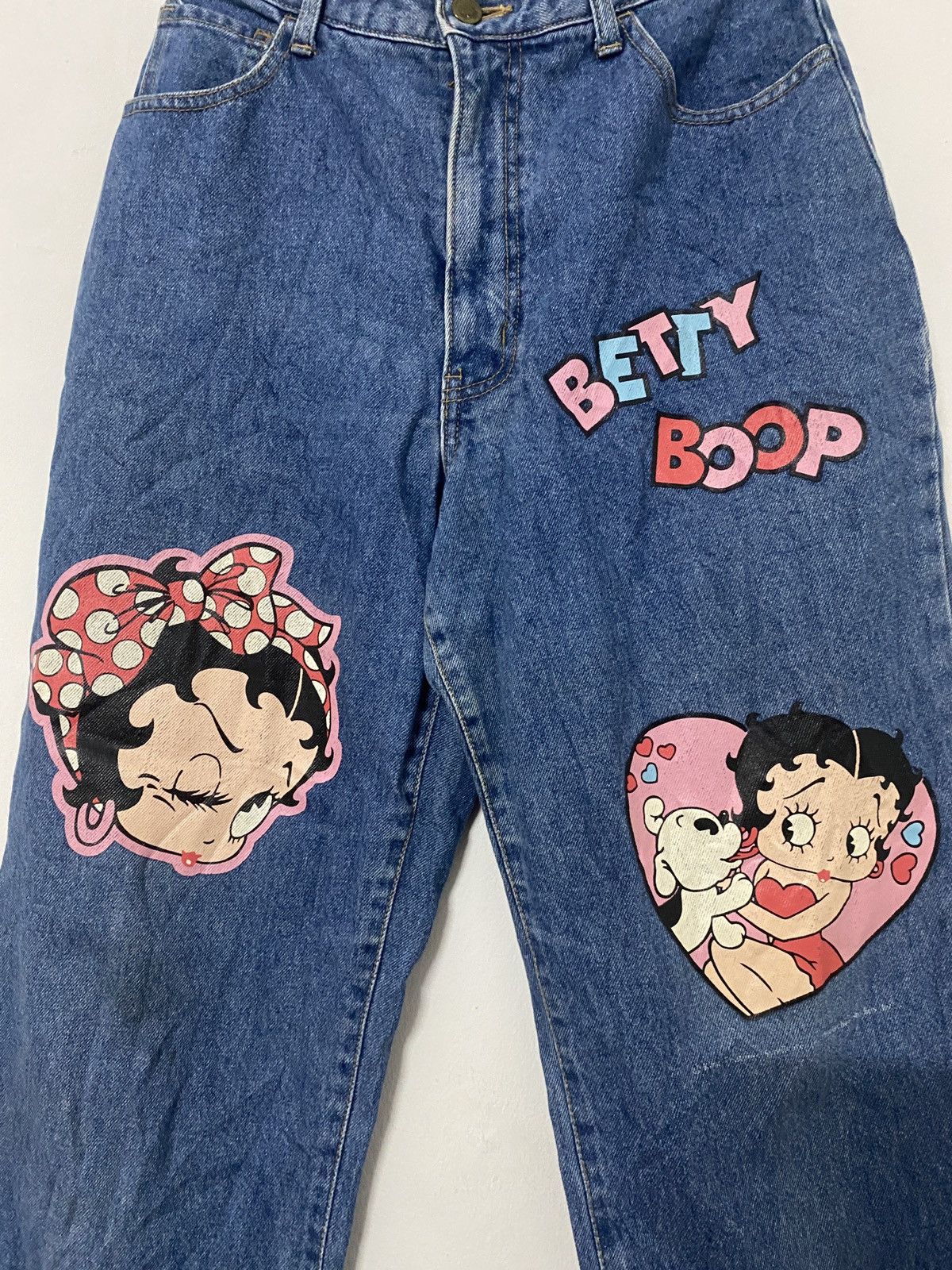 Cartoon Network × Vintage Vintage Betty Boop Jeans Size 28" / US 6 / IT 42 - 3 Thumbnail