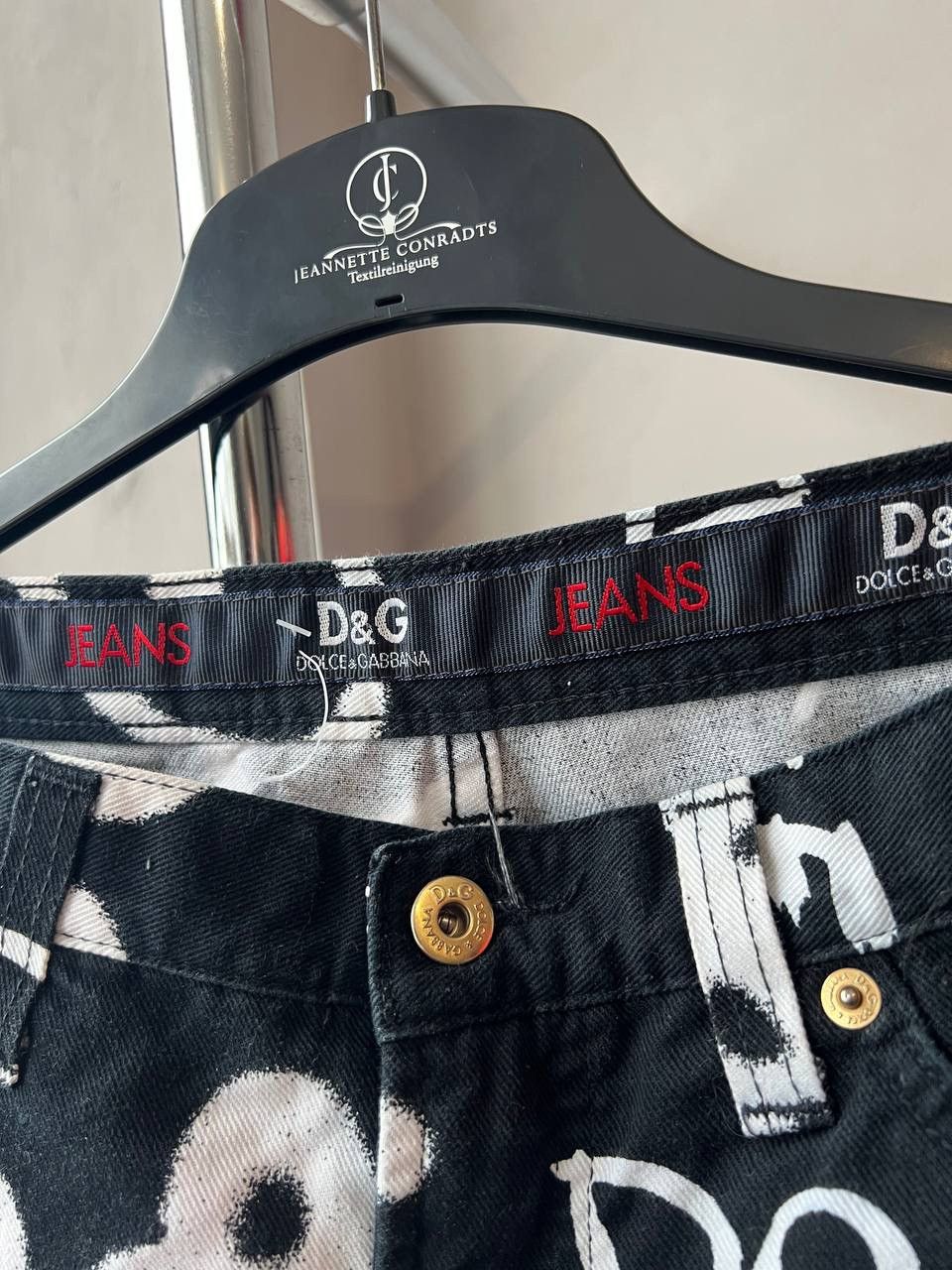 Dolce & Gabbana DILCE&GABBANA ARCHIVAL ICONIC GRAFFIC PRINT WOMEN PANTS 31 Size 31" - 7 Thumbnail