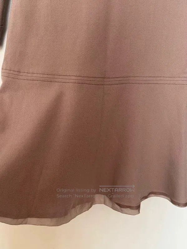Valentino Valentino Nude pink willow stud dress Size L / US 10 / IT 46 - 4 Thumbnail