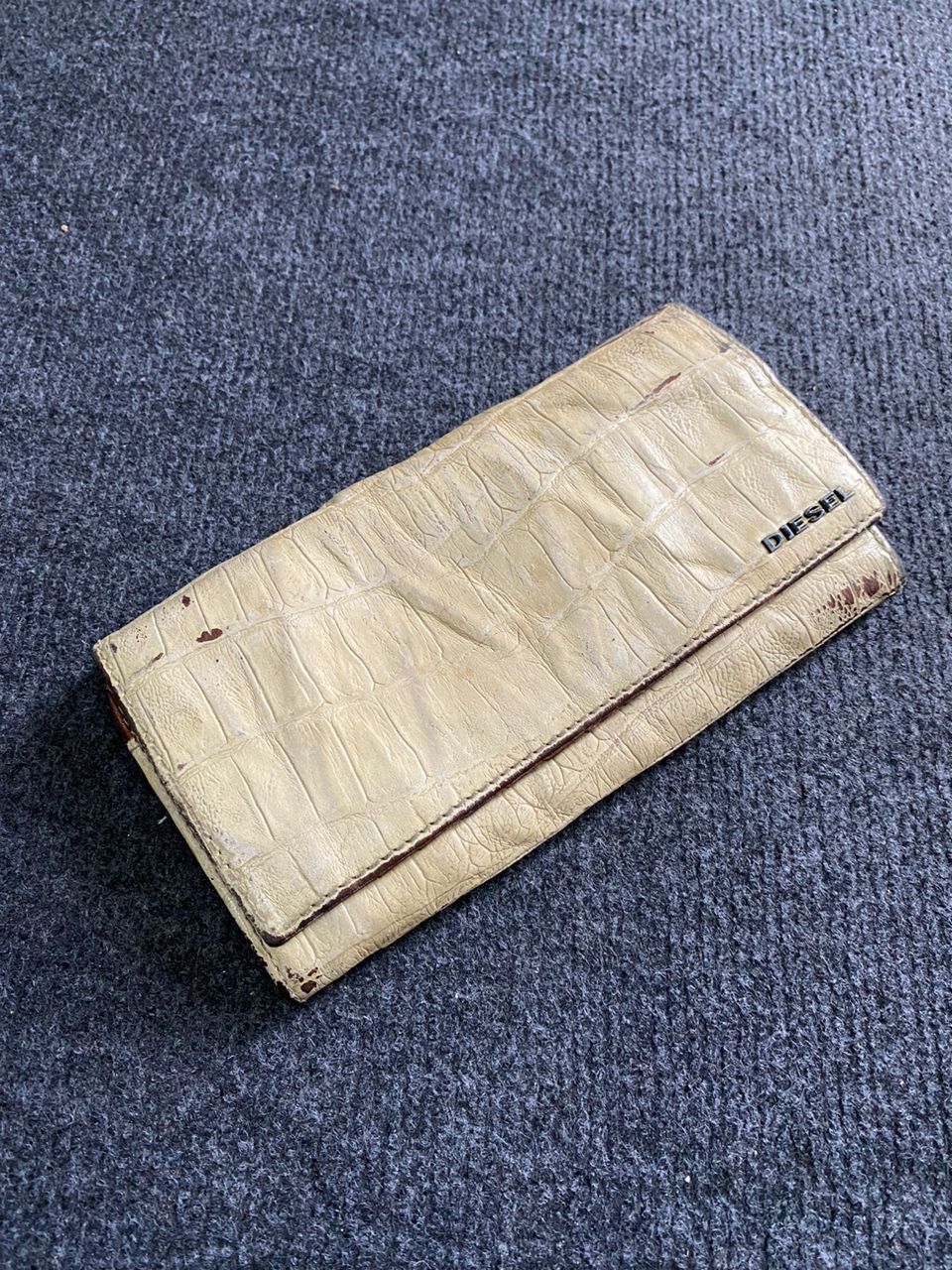 Diesel × Genuine Leather Diesel Crocs Embossed Genuine Leather Wallet Size ONE SIZE - 1 Thumbnail