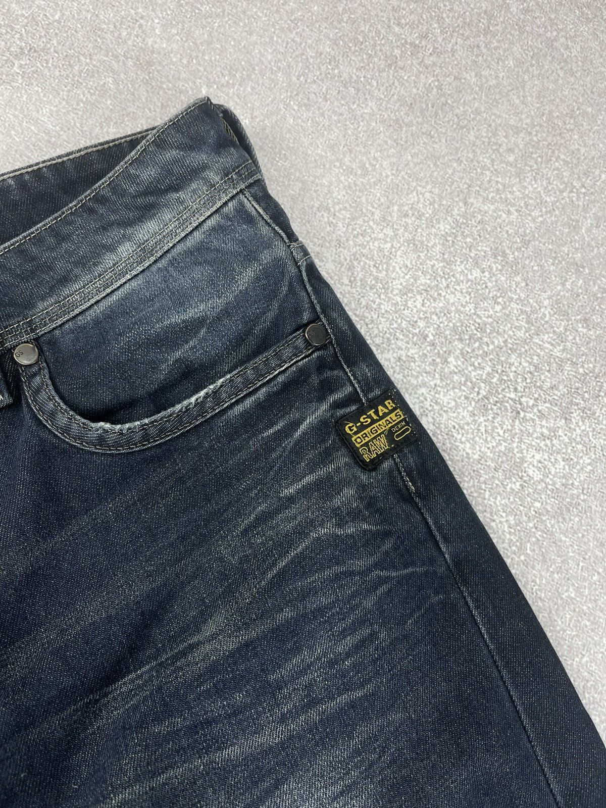 G-Star × Vintage Vintage G-Star Raw Attacc Low Straight Denim Jeans Size US 30 / EU 46 - 4 Thumbnail