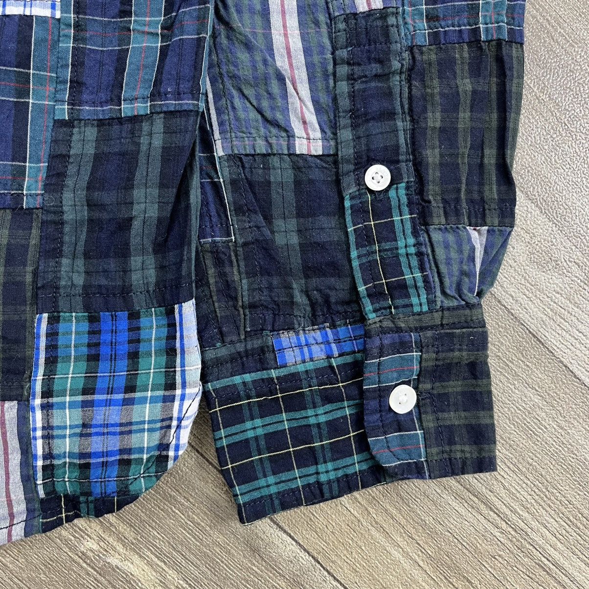 Beams Plus 2000s Beams Plus Japan Patchwork Plaid Western Shirt Size US M / EU 48-50 / 2 - 13 Thumbnail