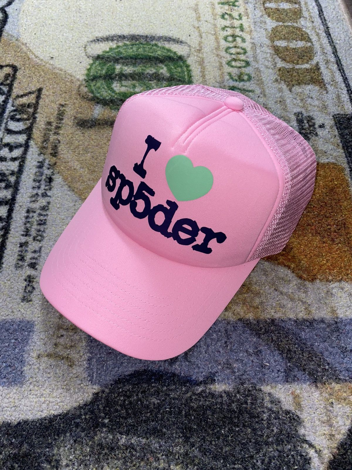 Sp5der SP5DER PINK SOUVENIR TRUCKER Size ONE SIZE - 1 Thumbnail