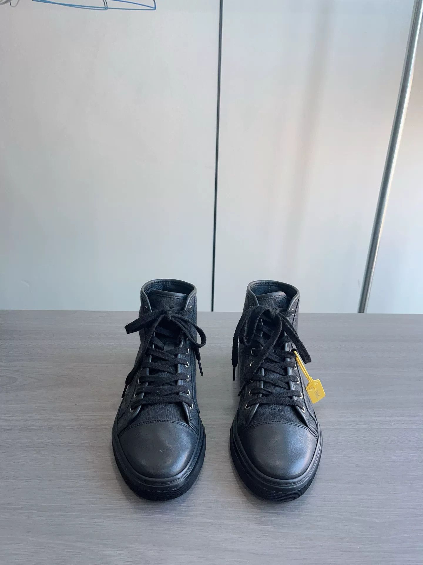 Gucci Gucci High-Top All-Over Print Sneakers Size US 7 / EU 40 - 1 Thumbnail