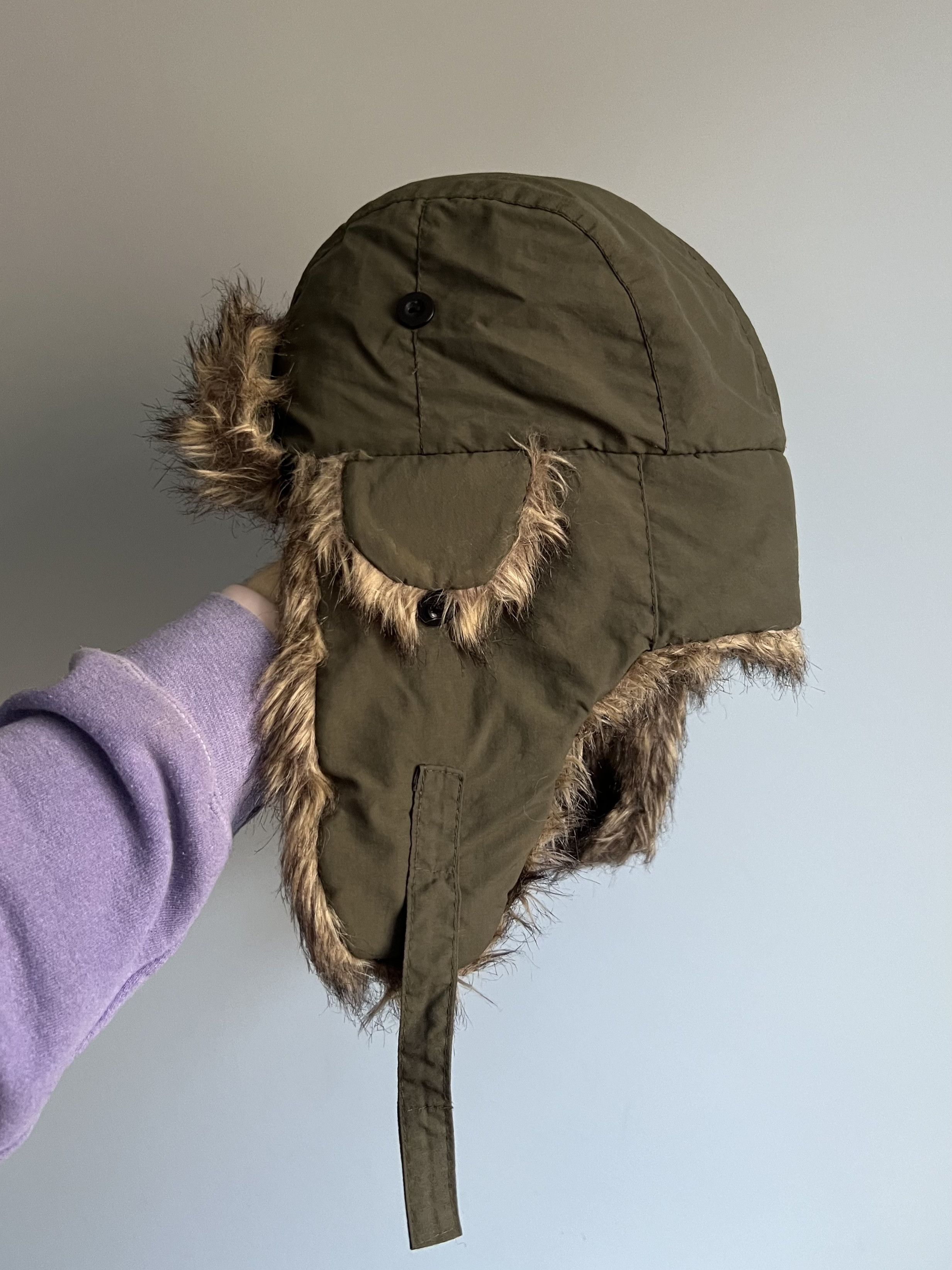Other Vintage Y2K fuzzy fur ushanka hat punk Japanese mohair Size ONE SIZE - 2 Thumbnail
