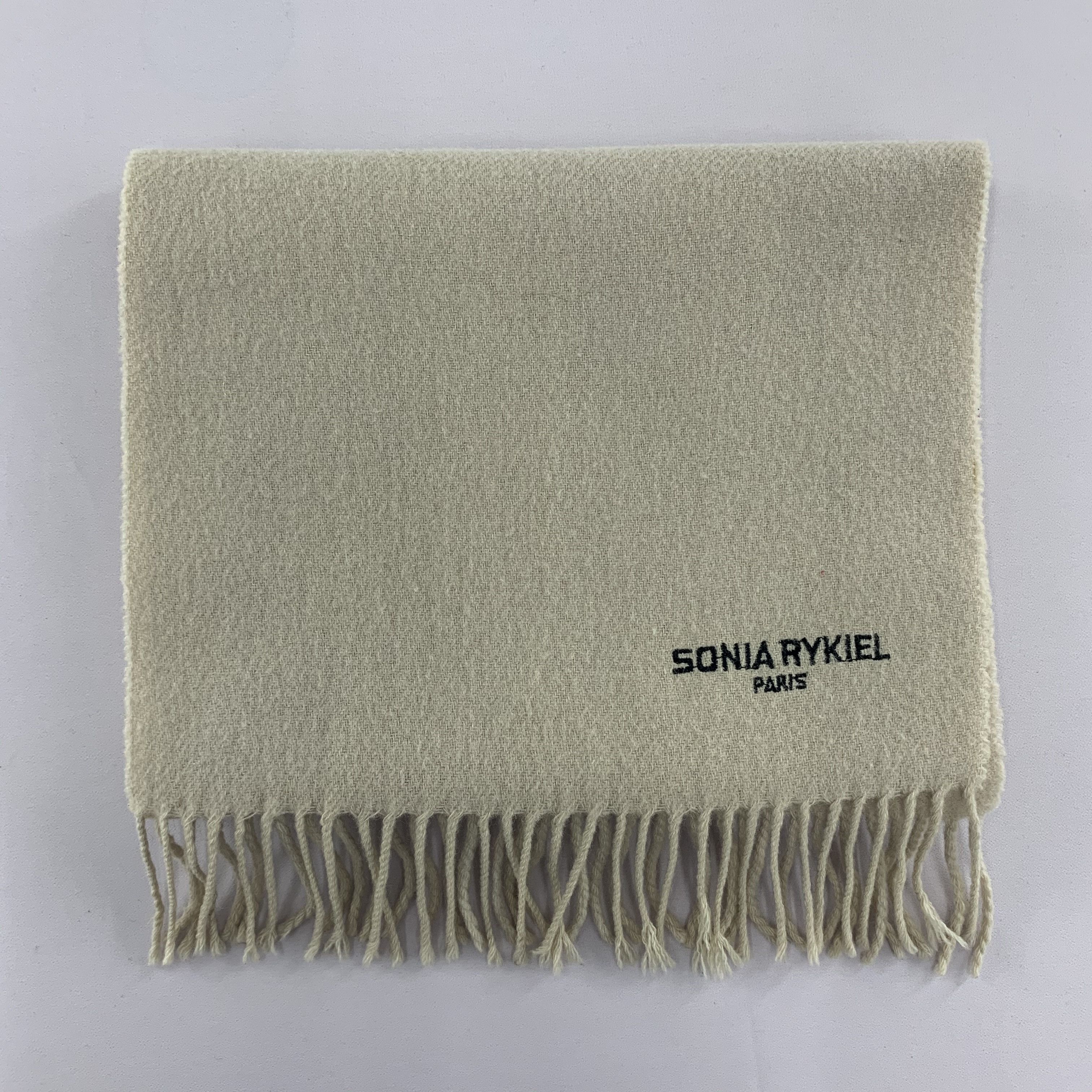 Sonia Rykiel Sonia Rykiel Scarf Wool Muffler Neck Wrap BL4268 Size ONE SIZE - 3 Thumbnail