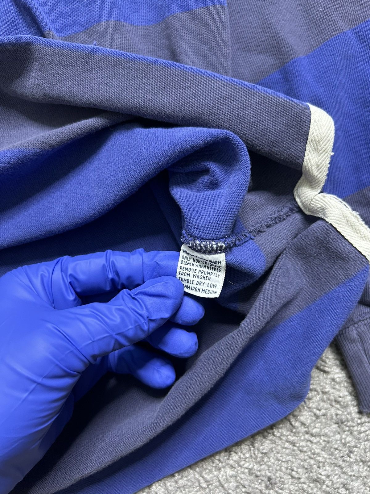 Polo Ralph Lauren Vintage 80s Polo Ralph Lauren Rugby Long Sleeve Striped Size US L / EU 52-54 / 3 - 5 Thumbnail