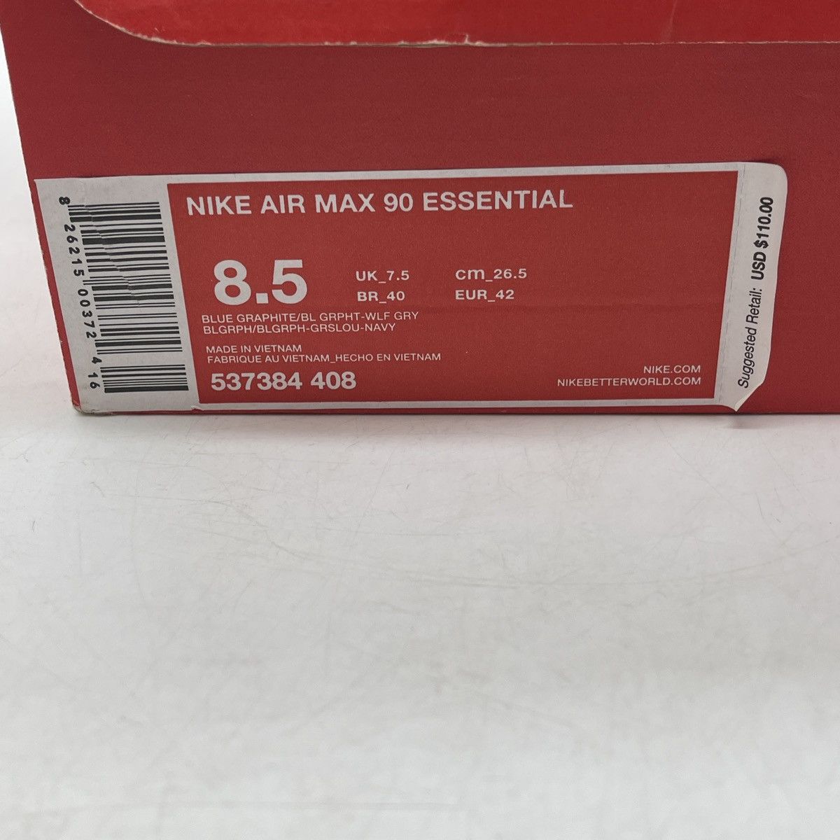 Nike Air max 90 wolf grey blue graphite Size US 8.5 / EU 41-42 - 9 Thumbnail