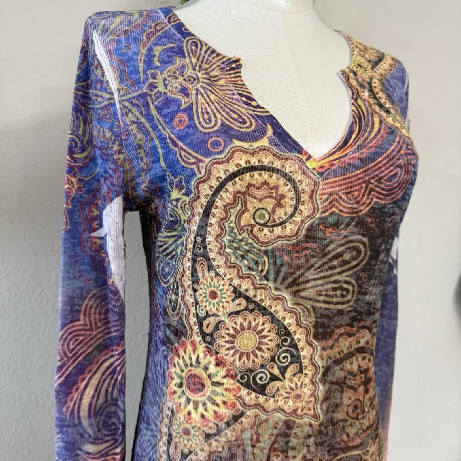 Loewe Psychedelic Boho Indie Long sleeve Size S / US 4 / IT 40 - 3 Thumbnail