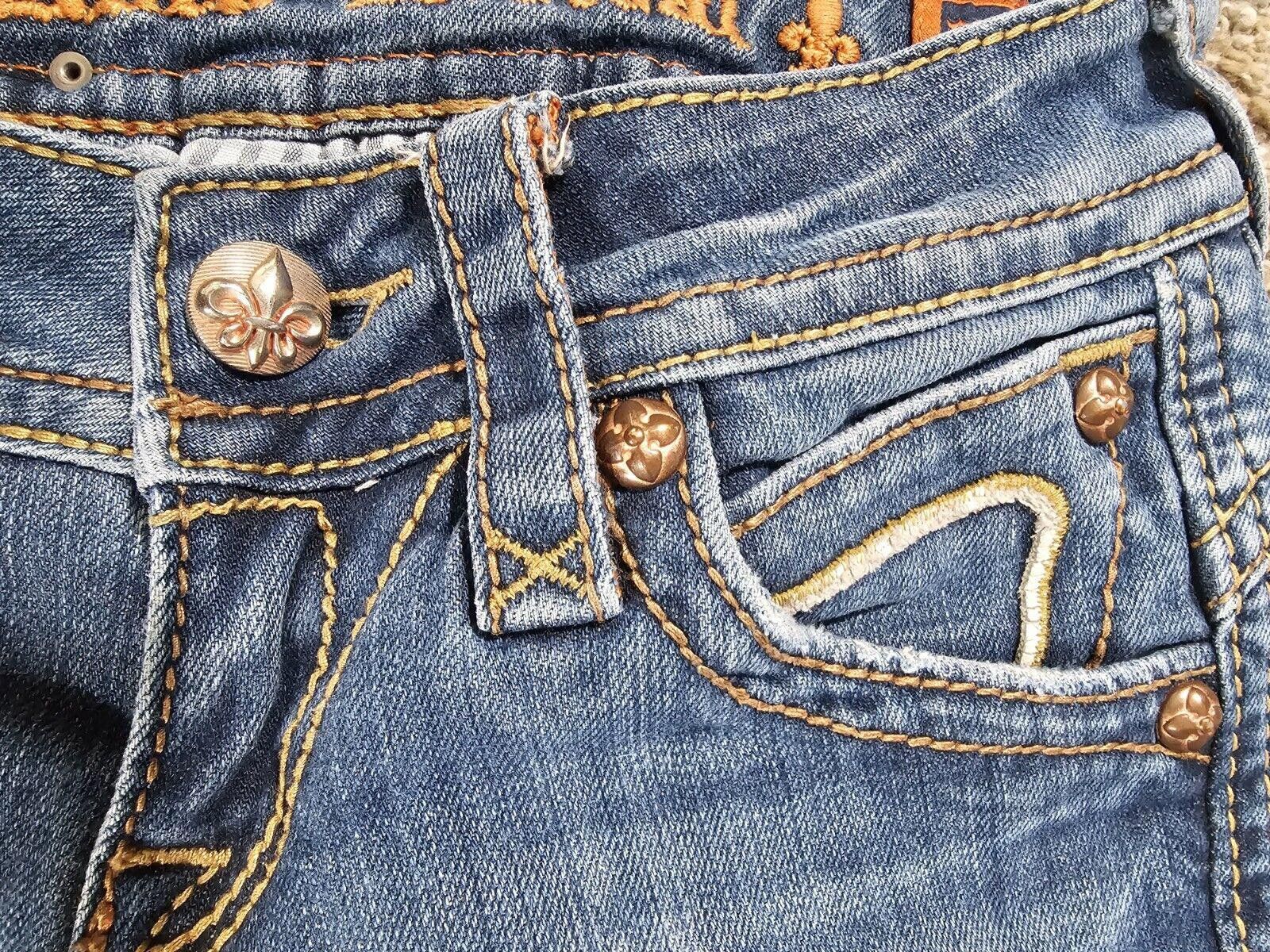 Rock Revival Buckle Rock Revival Jean "Stephanie" Boot 24x31 Distressed Size 42" / US 20 - 4 Thumbnail
