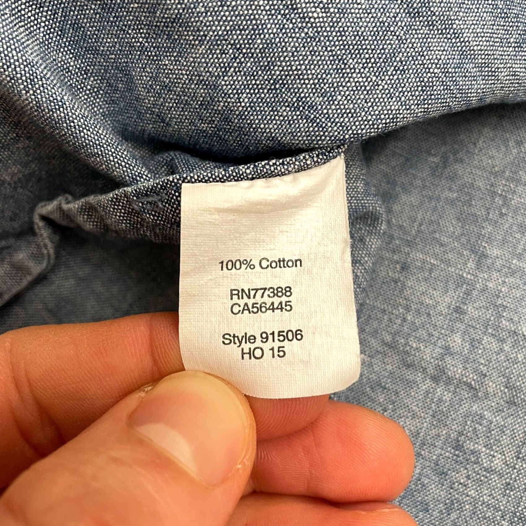 J.Crew J.CREW Button-Up Chambray Shirt Women XXS Blue Pocket Casual Size XXS / US 00 / IT 34 - 5 Thumbnail
