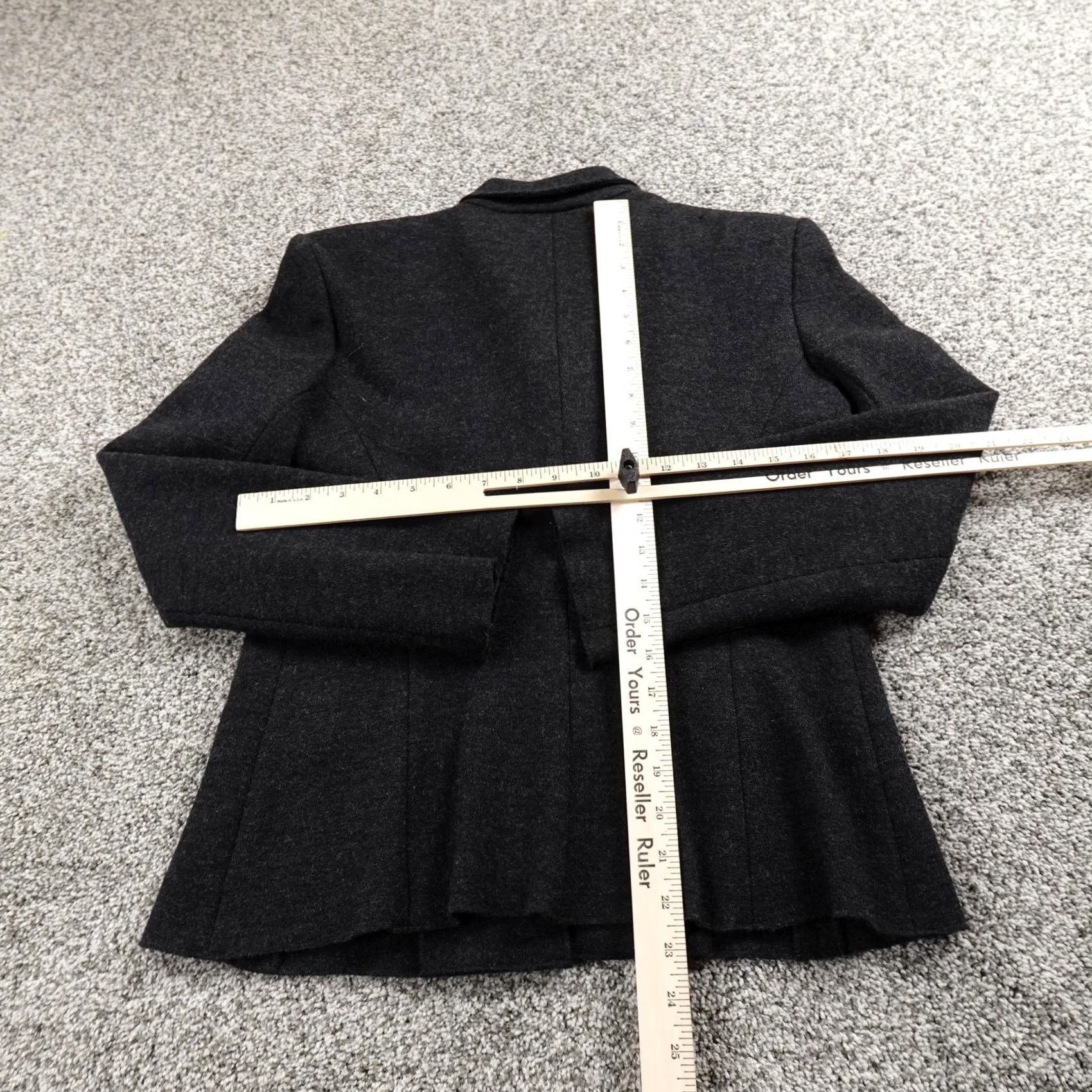 Brooks Brothers VTG Brooks Brothers Blazer Womens 8 Gray Wool Classic Sport Coat Jacket Suit USA Size M / US 6-8 / IT 42-44 - 5 Thumbnail