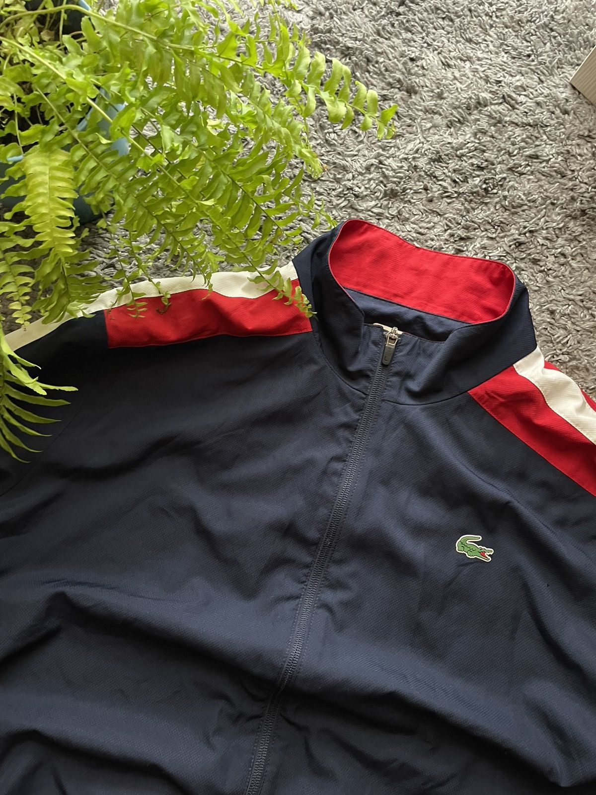 Lacoste × Vintage Lacoste Zip-Hoodie Streetwear Drip Logo Rare Size US XL / EU 56 / 4 - 6 Thumbnail