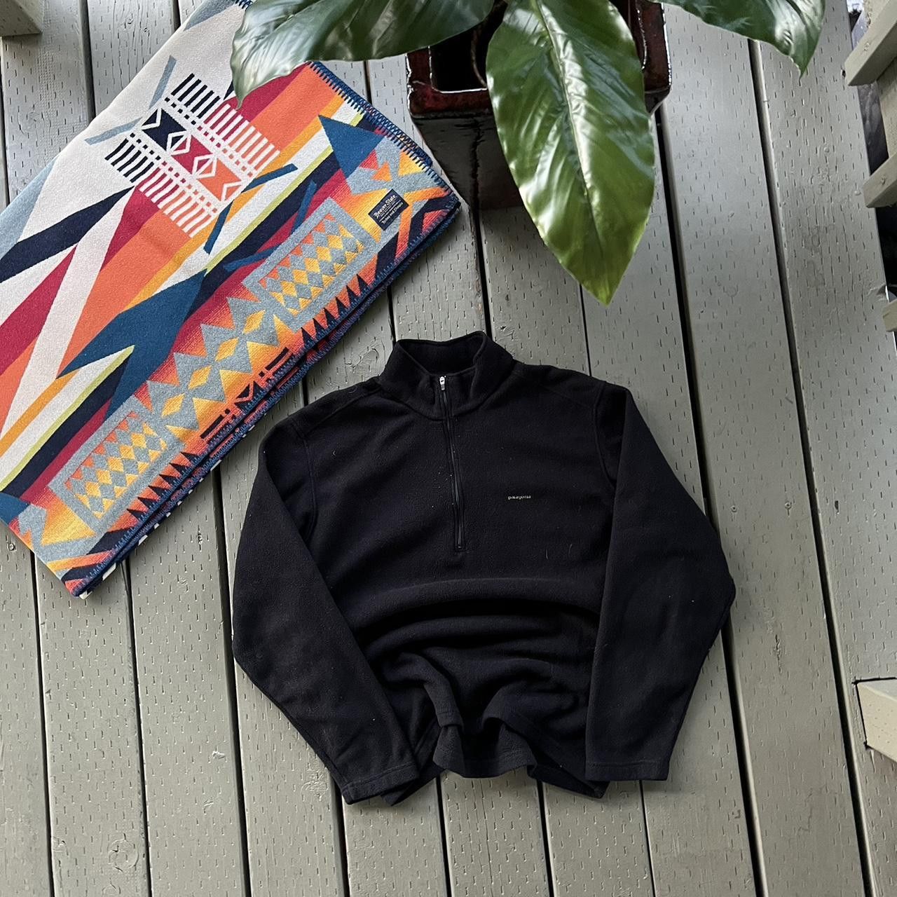 Patagonia Patagonia Vintage Capilene 1/4 Zip Black Fleece Pullover Size US L / EU 52-54 / 3 - 3 Thumbnail