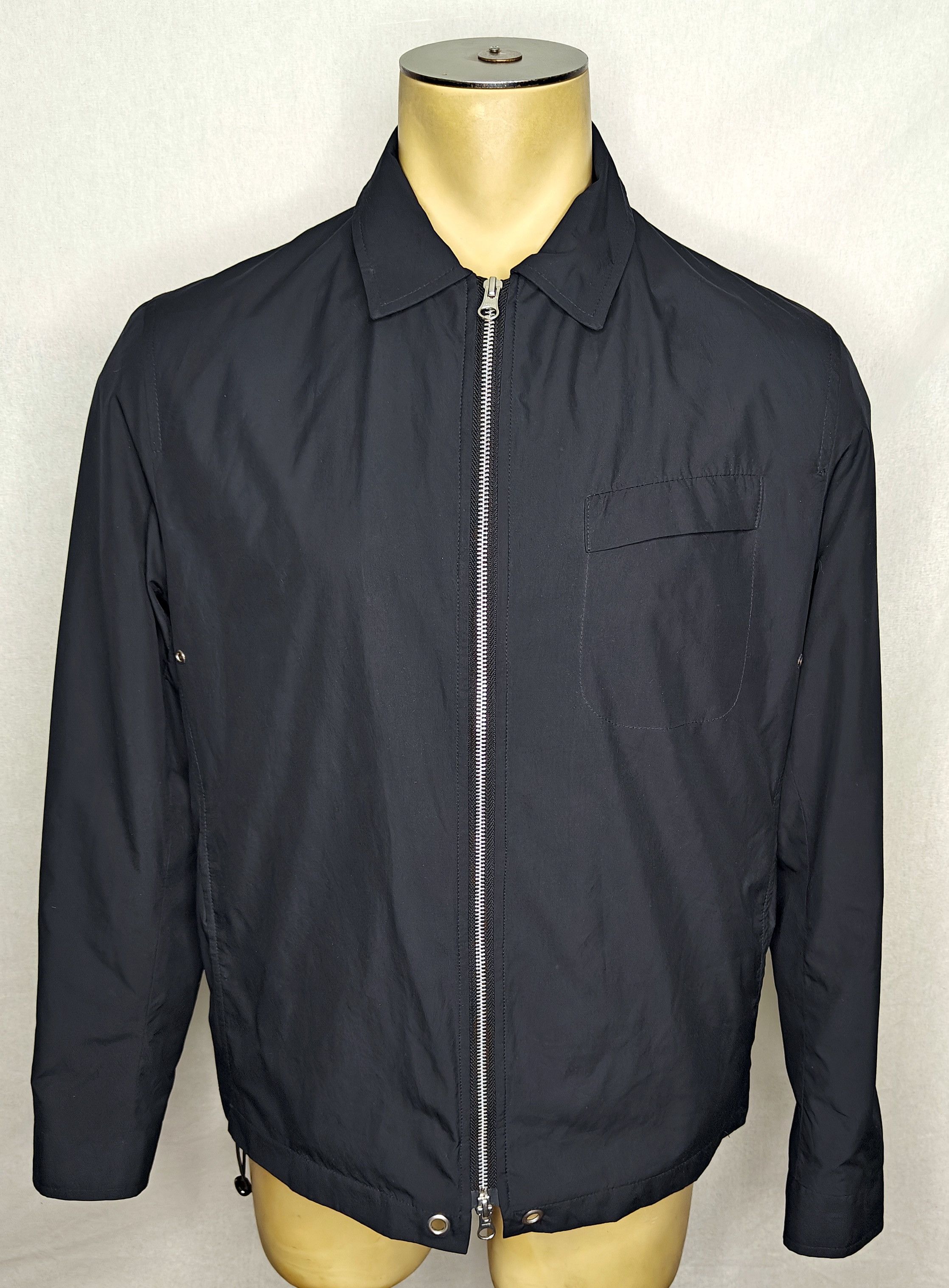 Oliver Spencer Oliver Spencer navy blue zip-up windbreaker bomber jacket Size US M / EU 48-50 / 2 - 1 Thumbnail