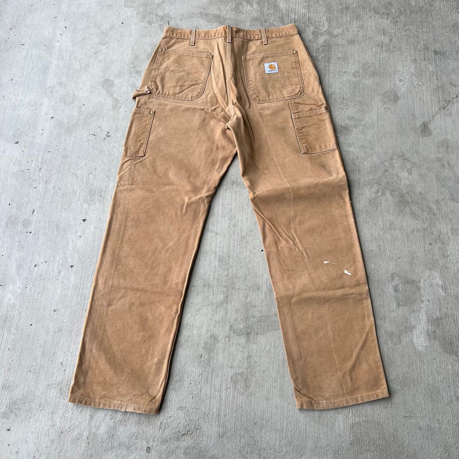 Carhartt × Vintage Carhartt brown double knee work wear carpenter pants Size US 34 / EU 50 - 4 Thumbnail