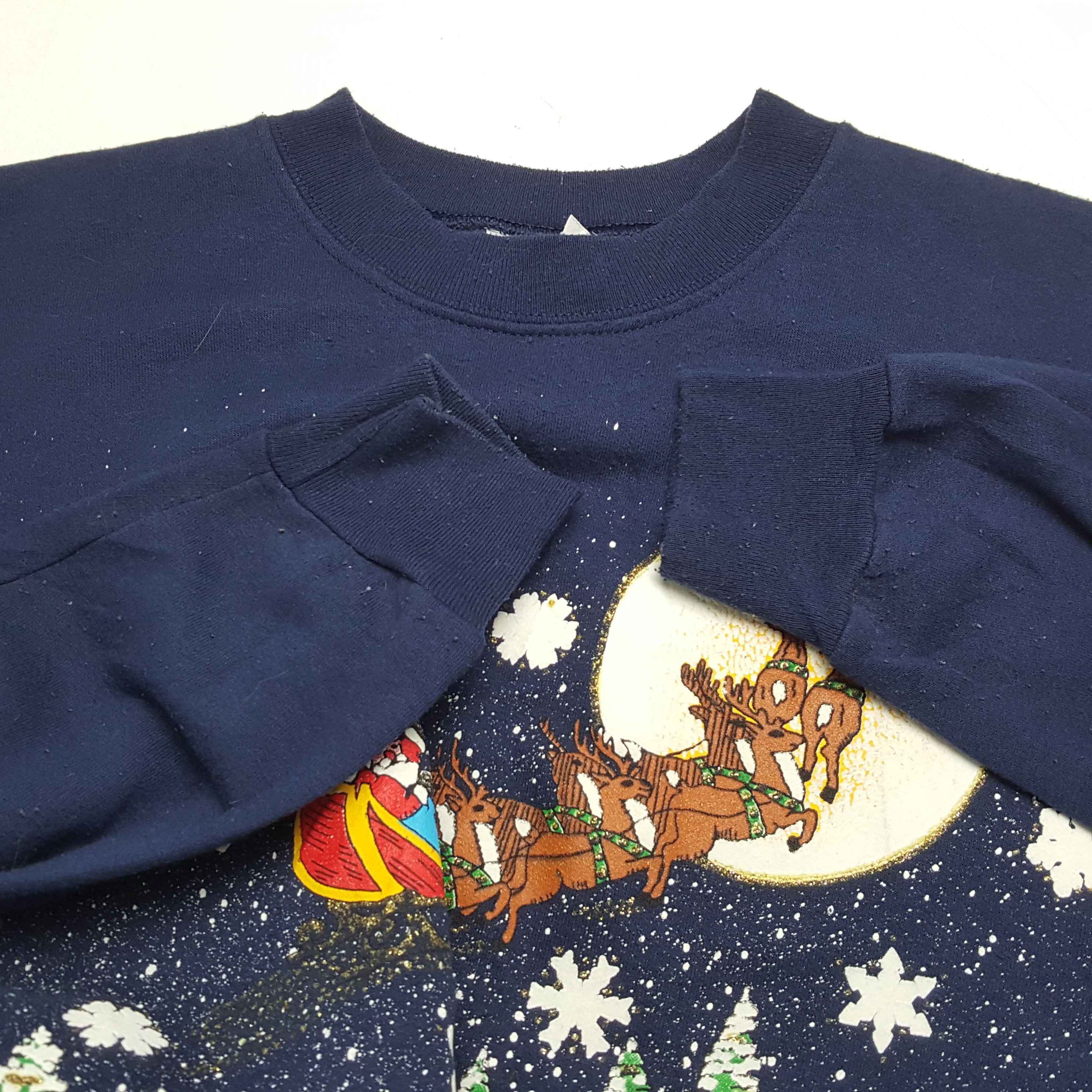 Vintage CHRISMAST Santa Claus Winter Style Vintage Sweatshirt Size US L / EU 52-54 / 3 - 7 Thumbnail